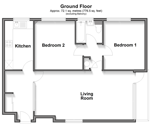 Shirley Road, Wallington floorplan