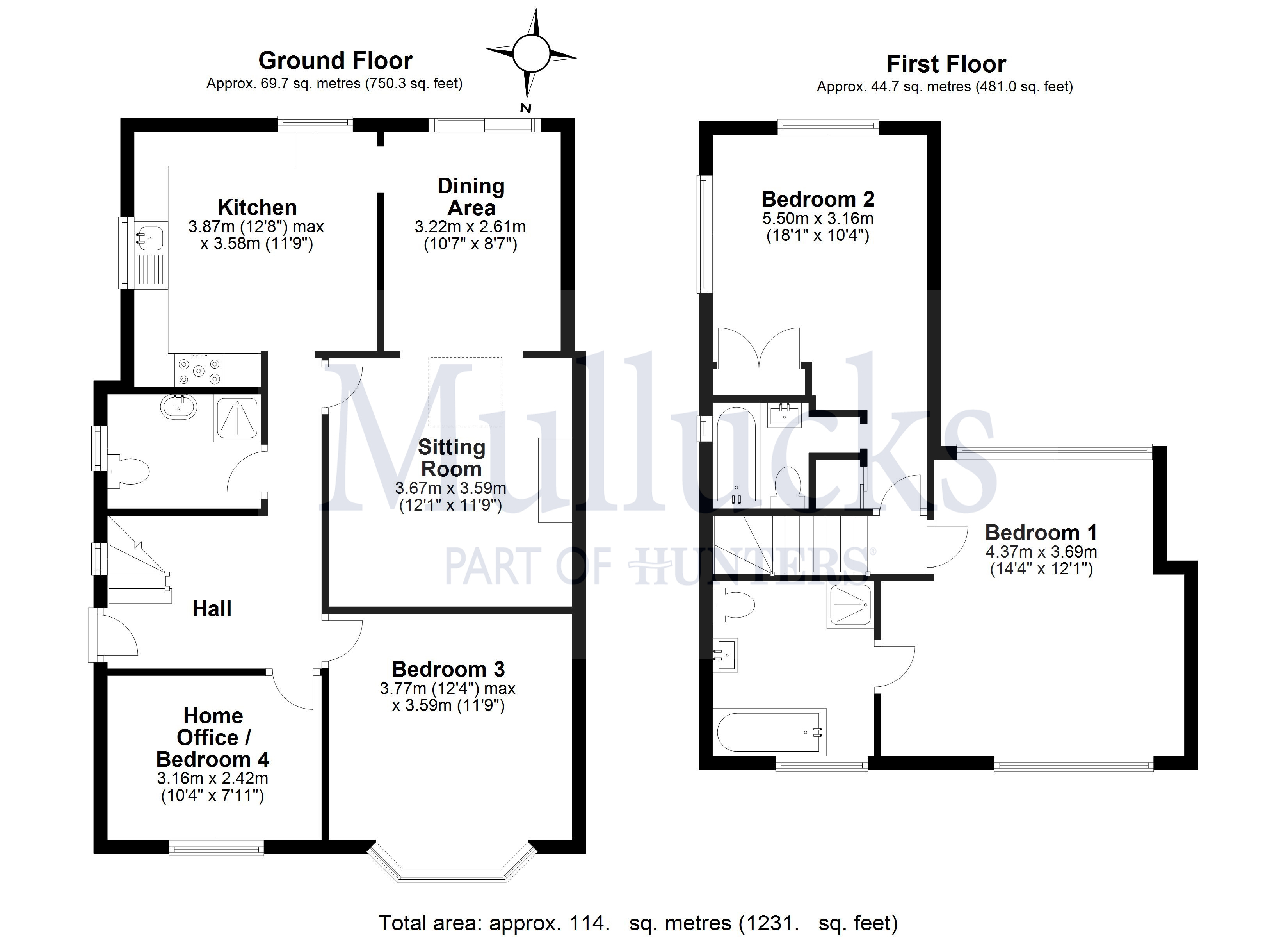 4 bed semidetached house for sale in Heath Row, Stortford