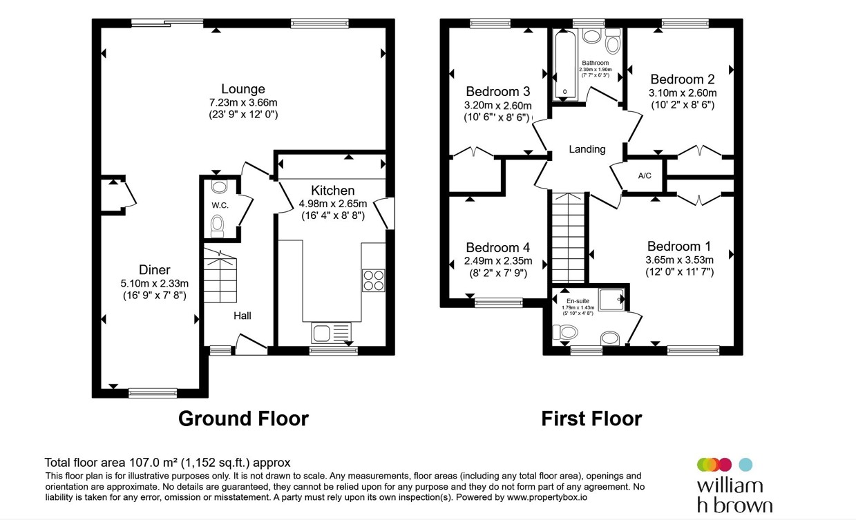 78, Lawrence Avenue, Ware floorplan