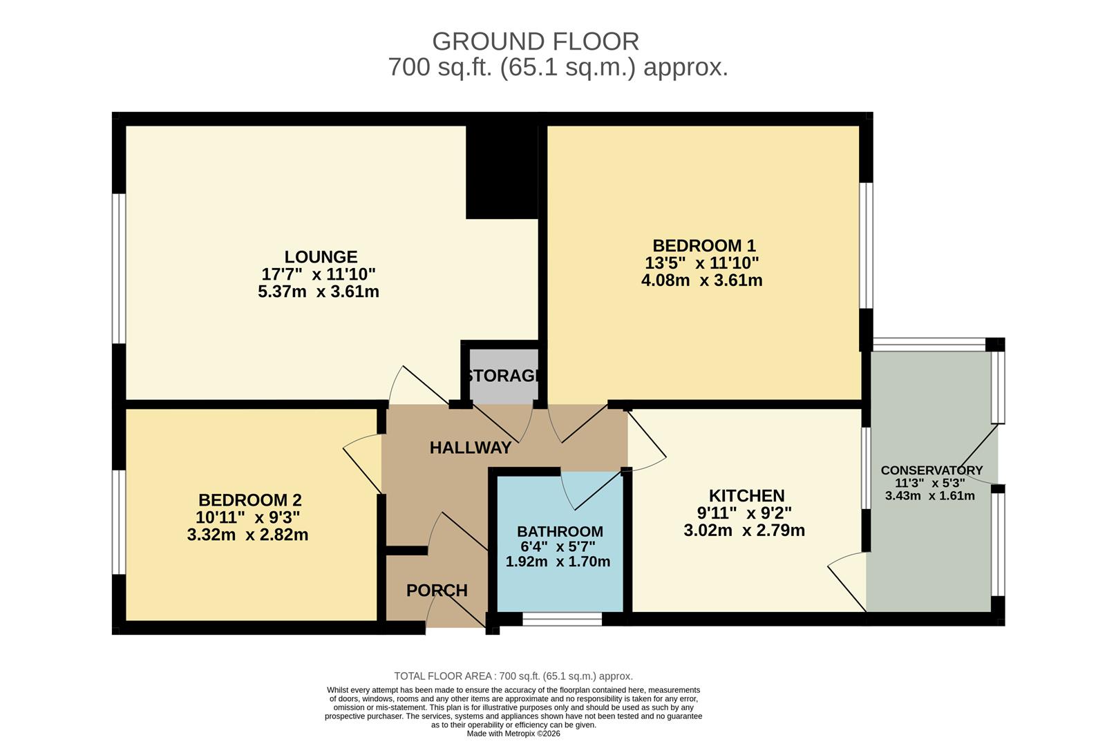 5, Turnberry Drive, Abergele floorplan