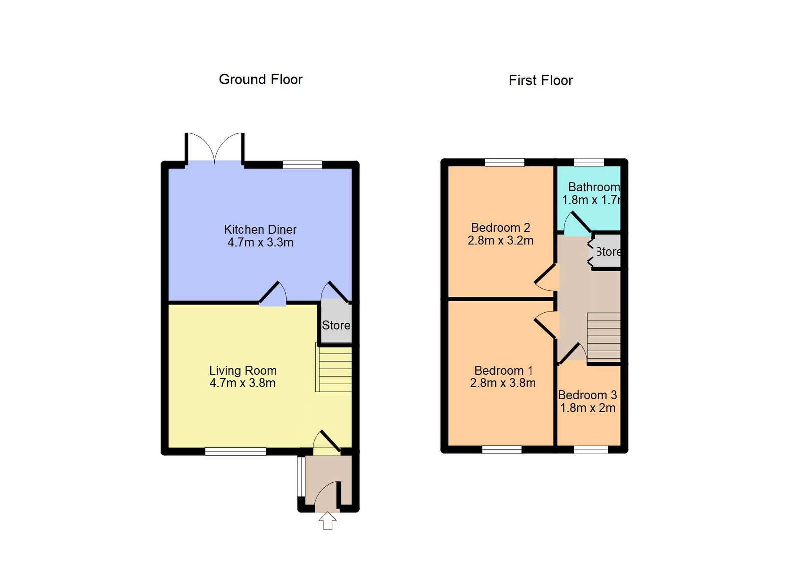20, Castle Croft, Bolton floorplan