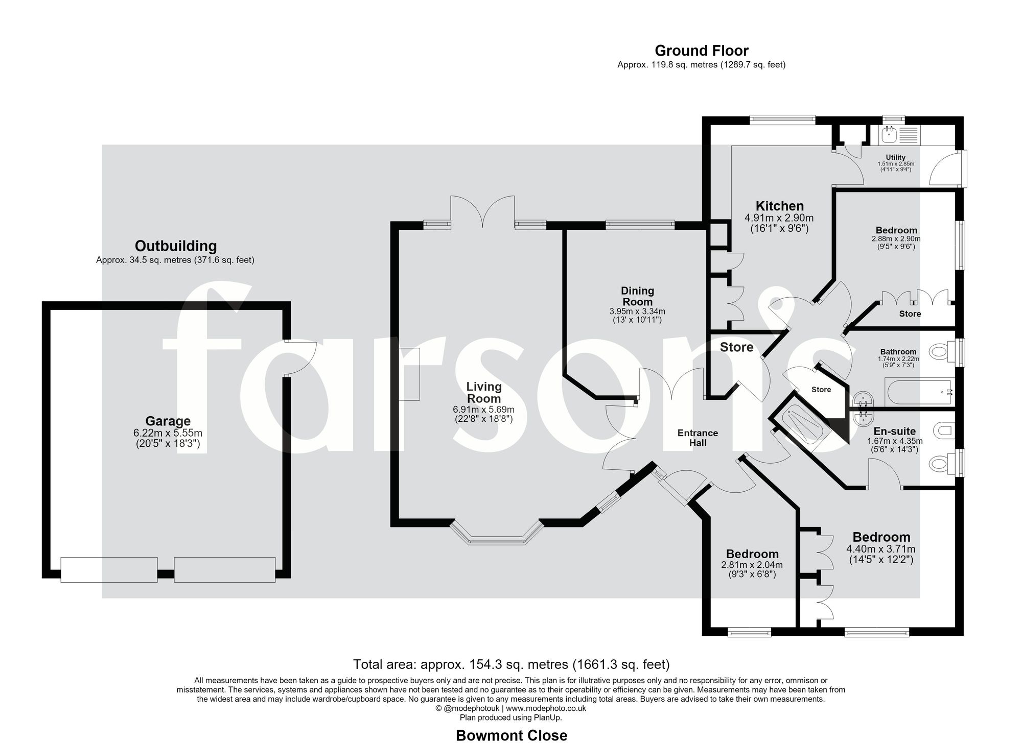 9 Bowmont Close, Brentwood floorplan