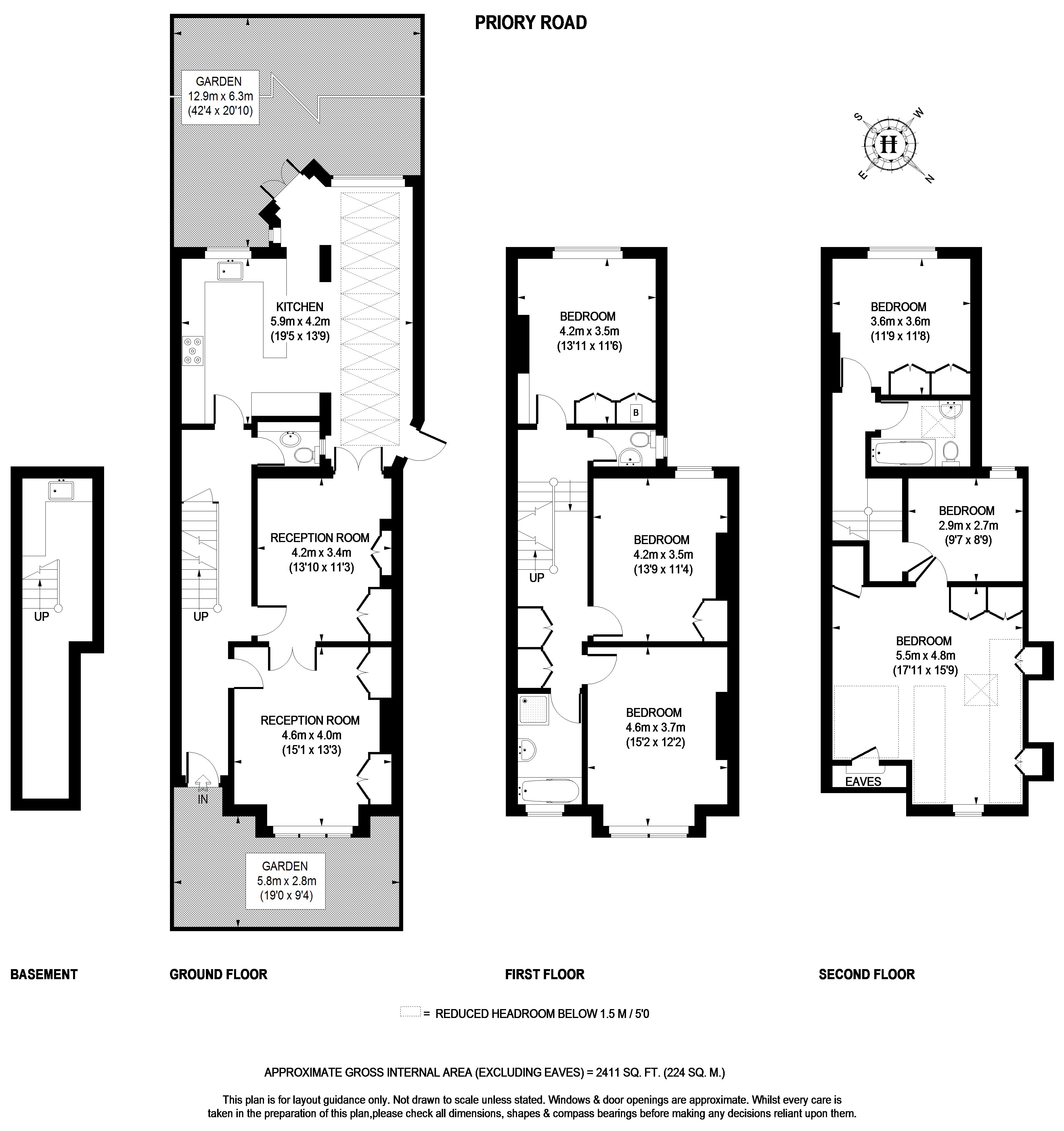 6 Bedrooms Semi-detached house to rent in Priory Road, Kew, Richmond TW9