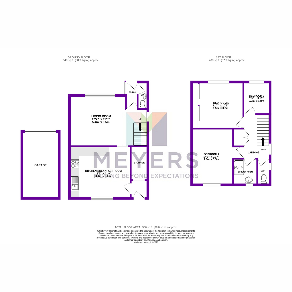 85, Littlemoor Avenue, Bournemouth floorplan