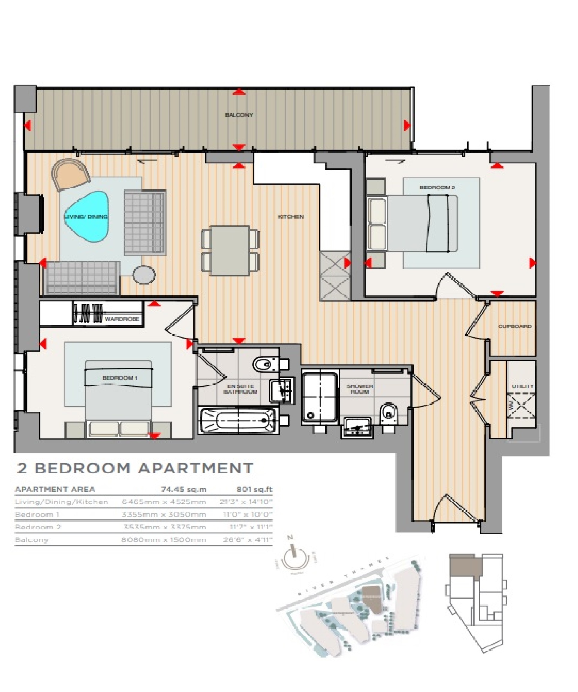 2 Bedrooms Flat to rent in Duke Of Wellington Avenue, Royal Arsenal Riverside SE18