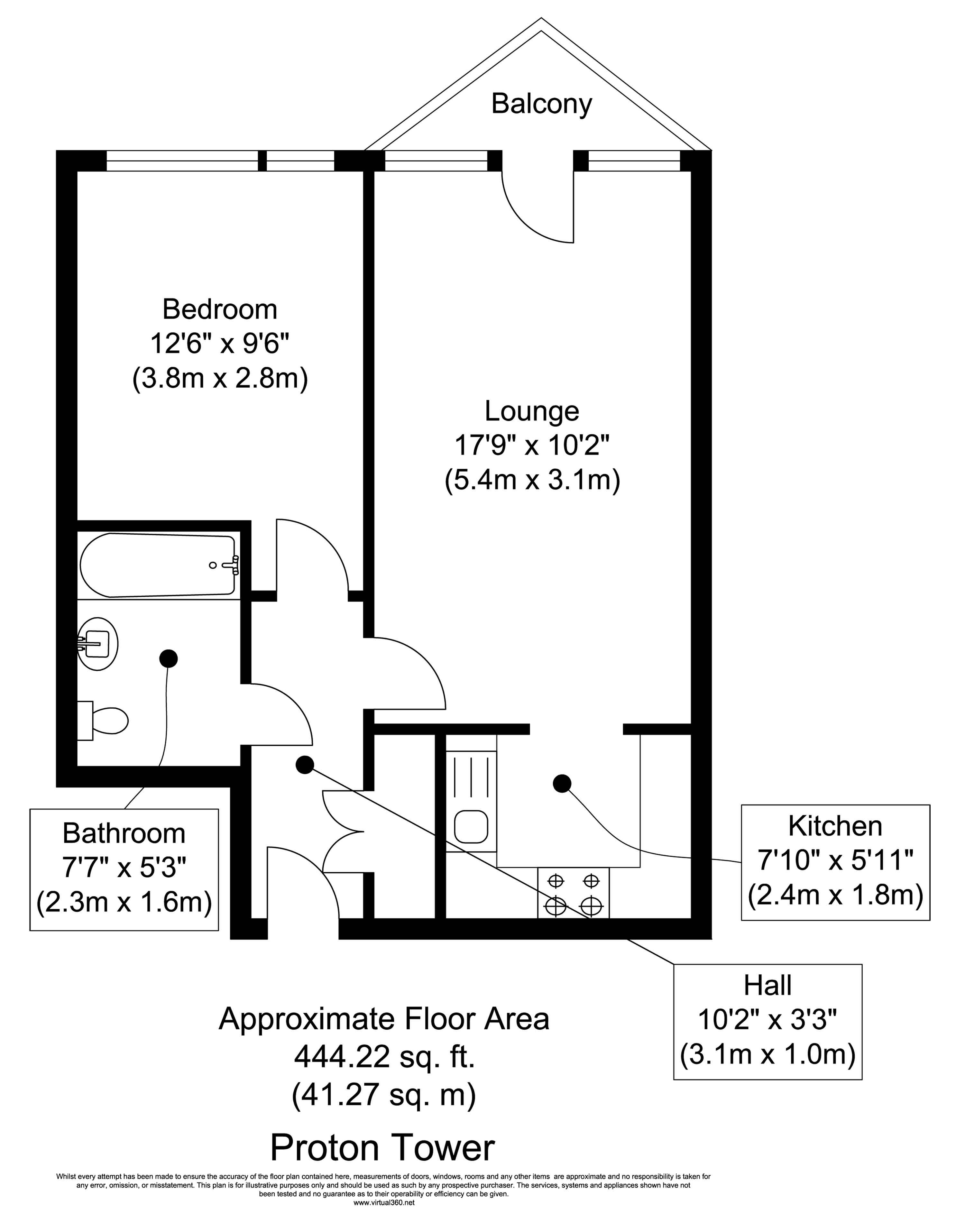 1 Bedrooms Flat to rent in Proton Tower, Canary Wharf E14