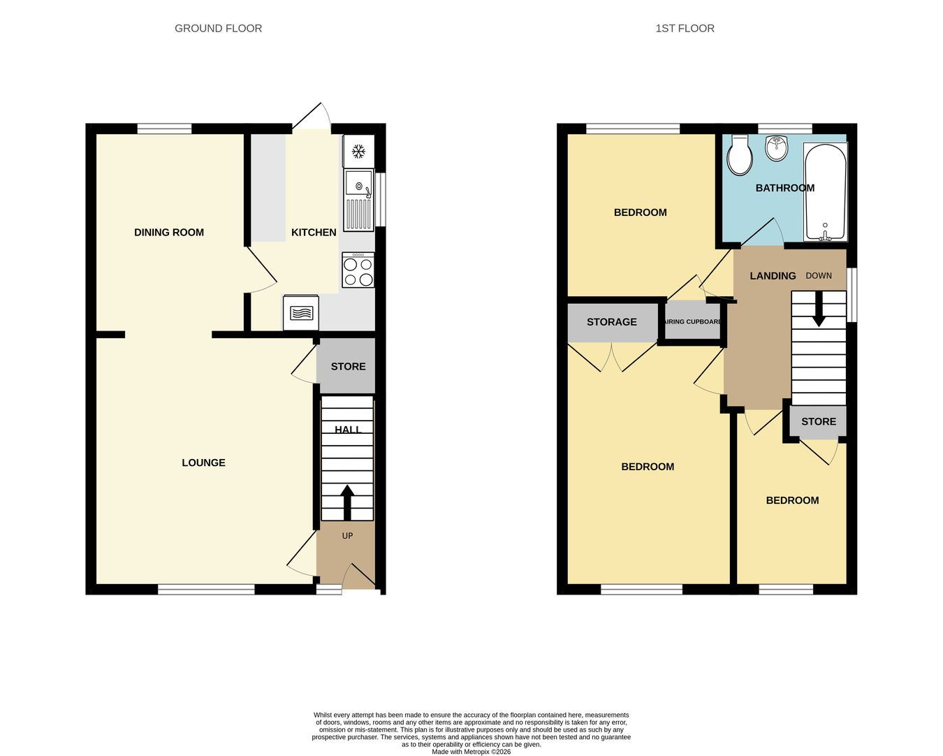 Daniel Hopkin Close, Llantwit Major floorplan