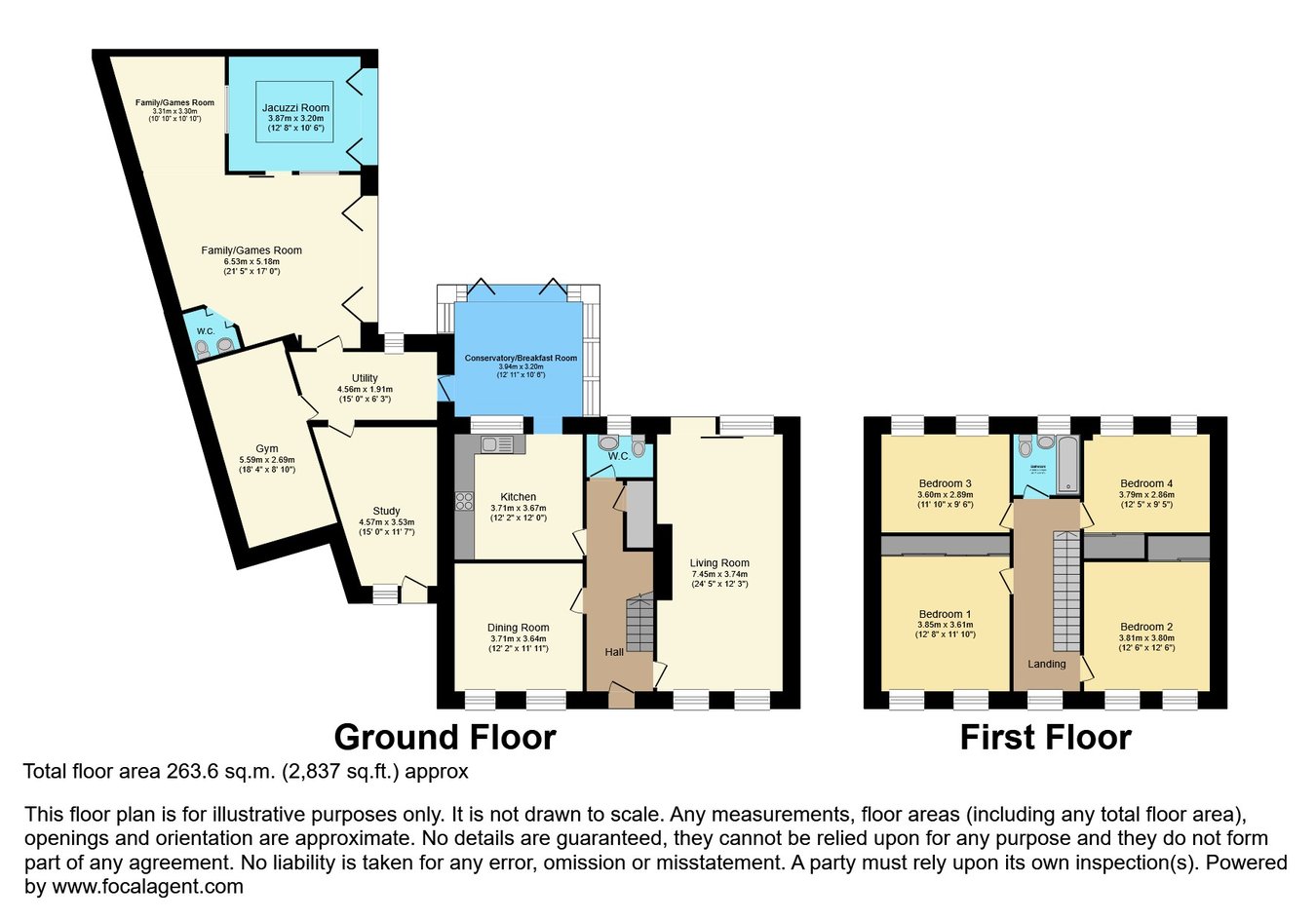 3, Bury Way, St Ives floorplan