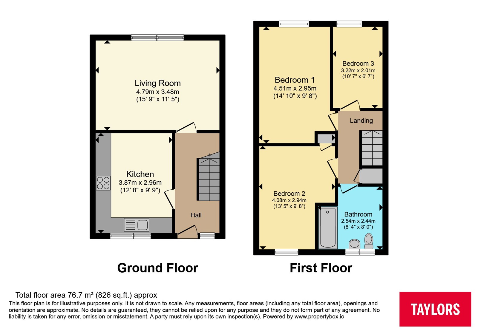 22, Moat Place, Northamptonshire floorplan