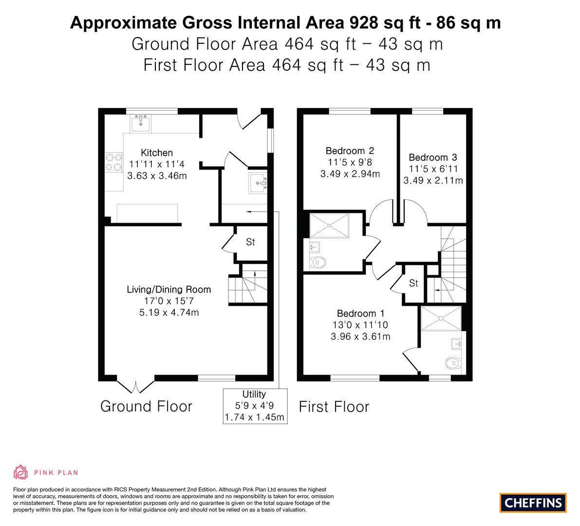 49, Wesley Way, Witchford floorplan