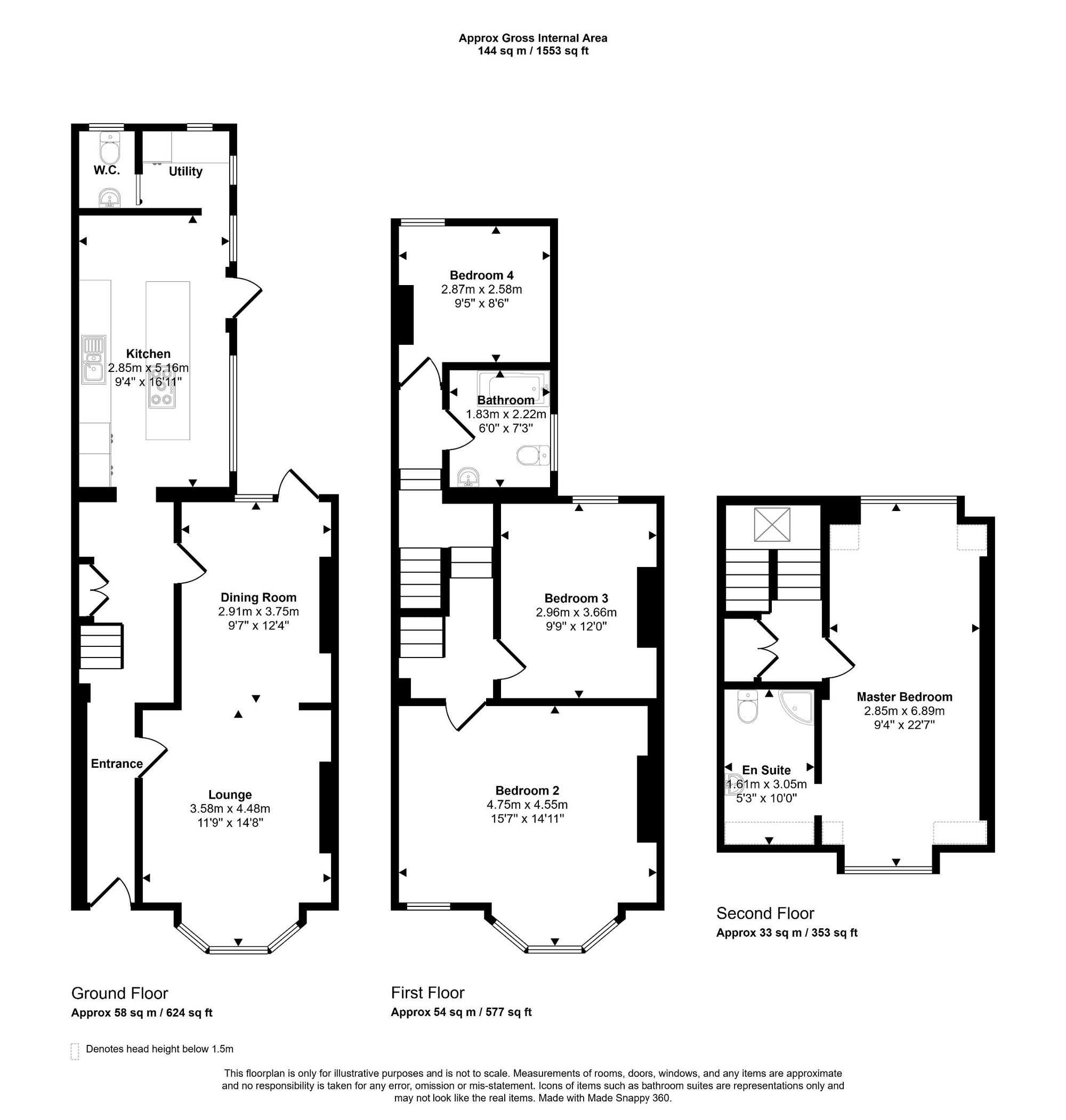 78 Milton Road, Weston-Super-Mare floorplan