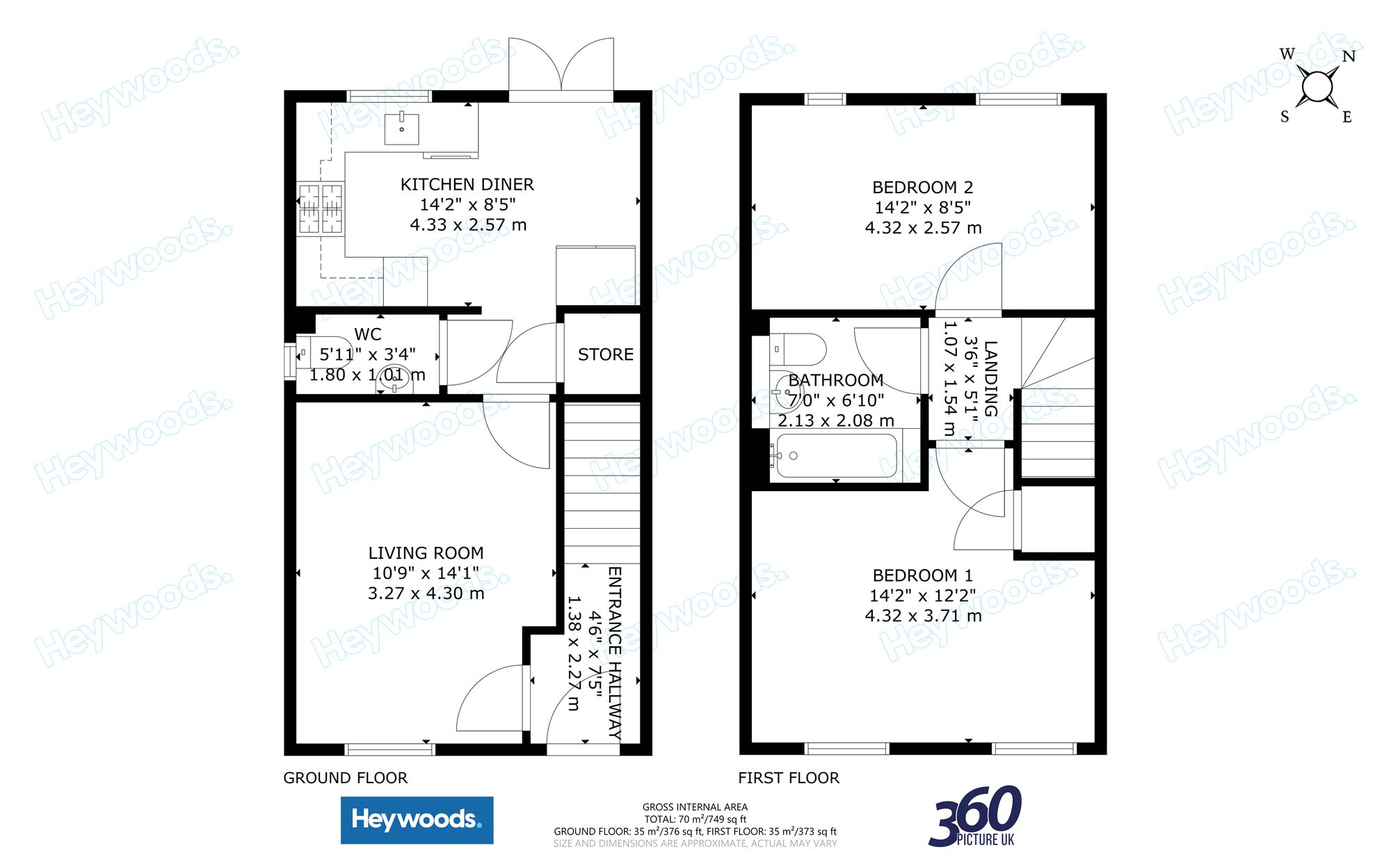 8 Skylark Row, Newcastle floorplan