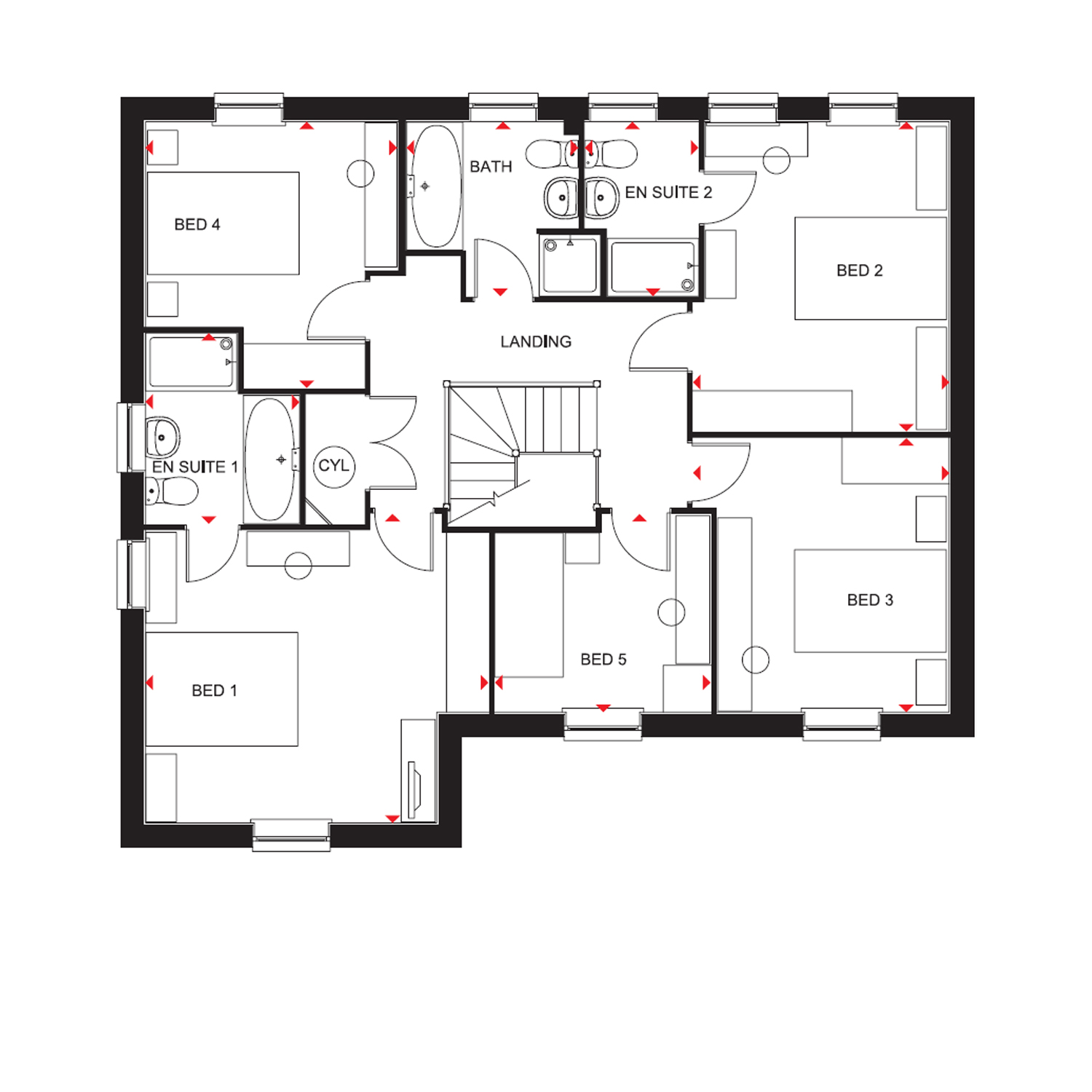 H8303109, Stratford Drive, Overstone floorplan