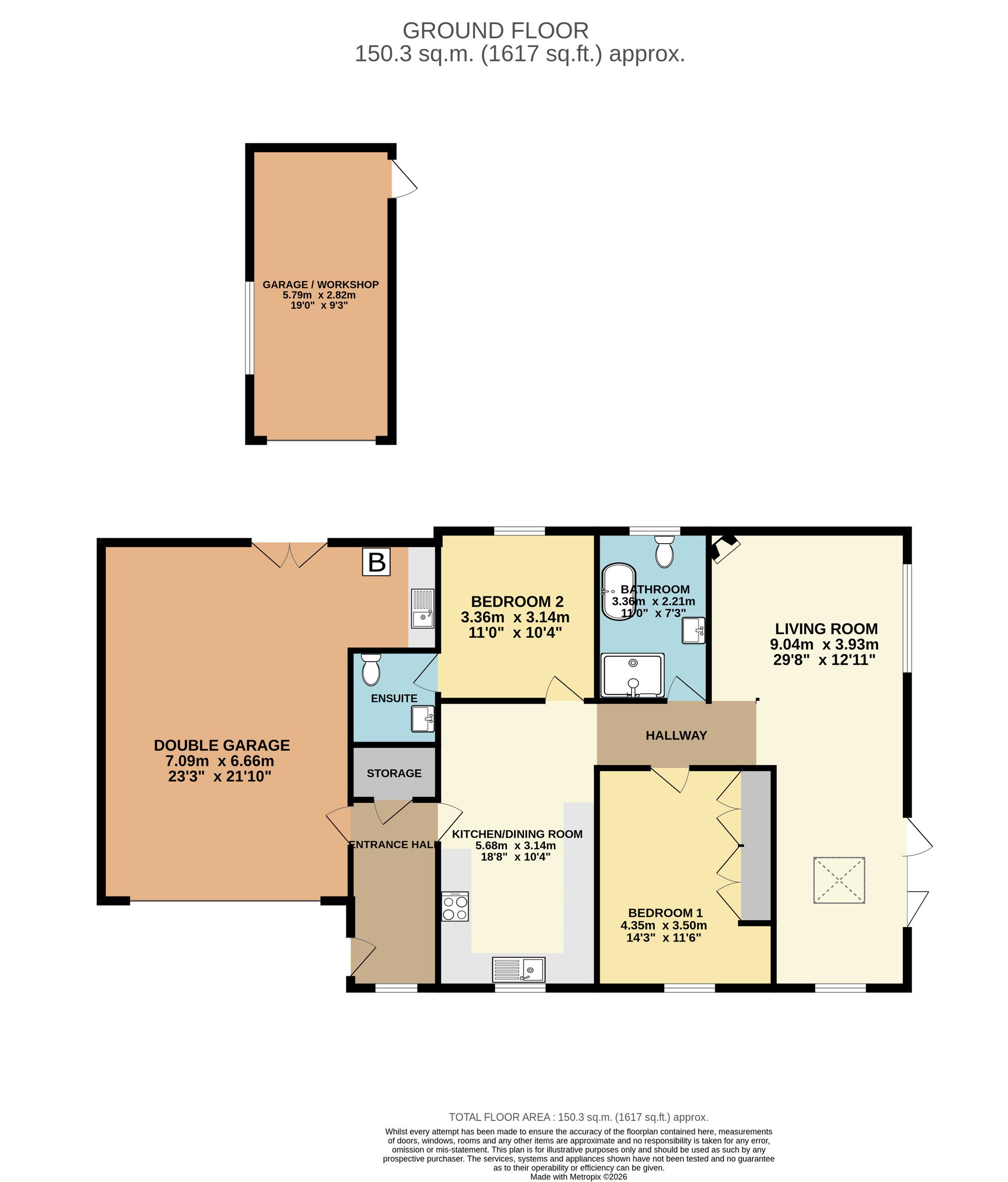 Lissadell, Chesterfield floorplan
