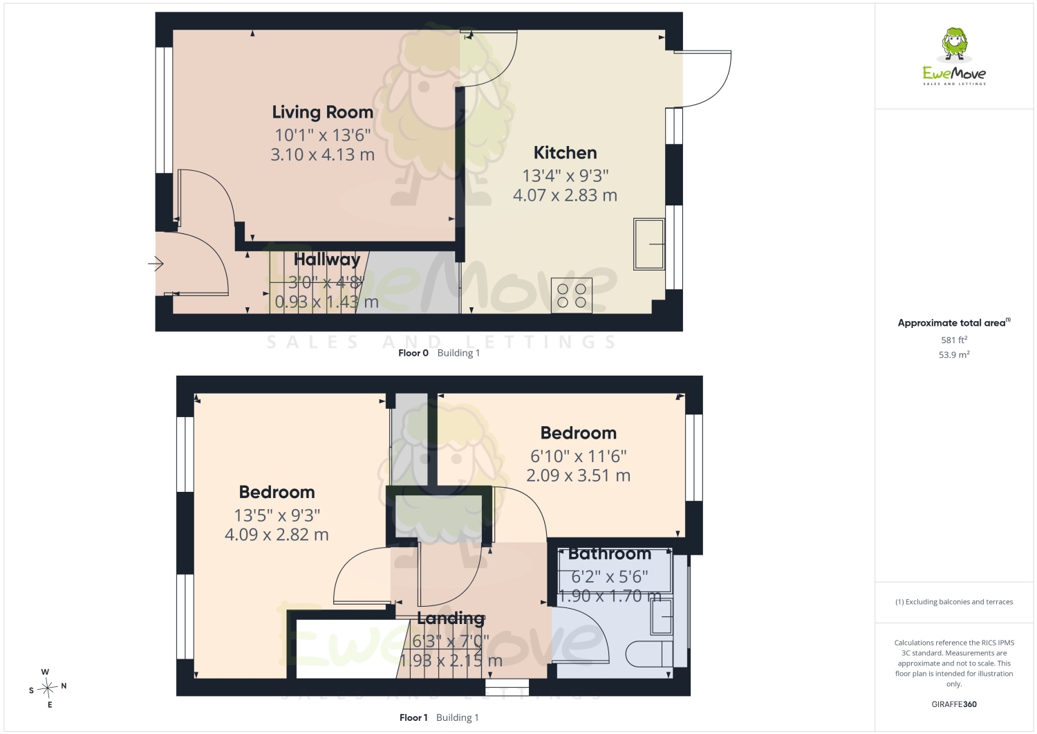 22, CHANTRY MEWS, BASINGSTOKE floorplan