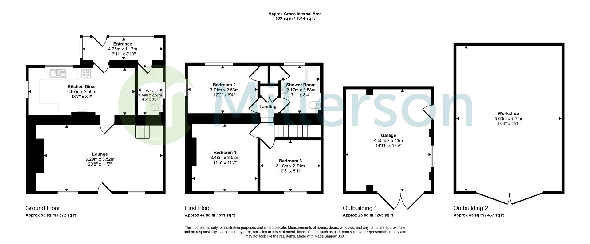 103, Tregonissey Road, St. Austell floorplan