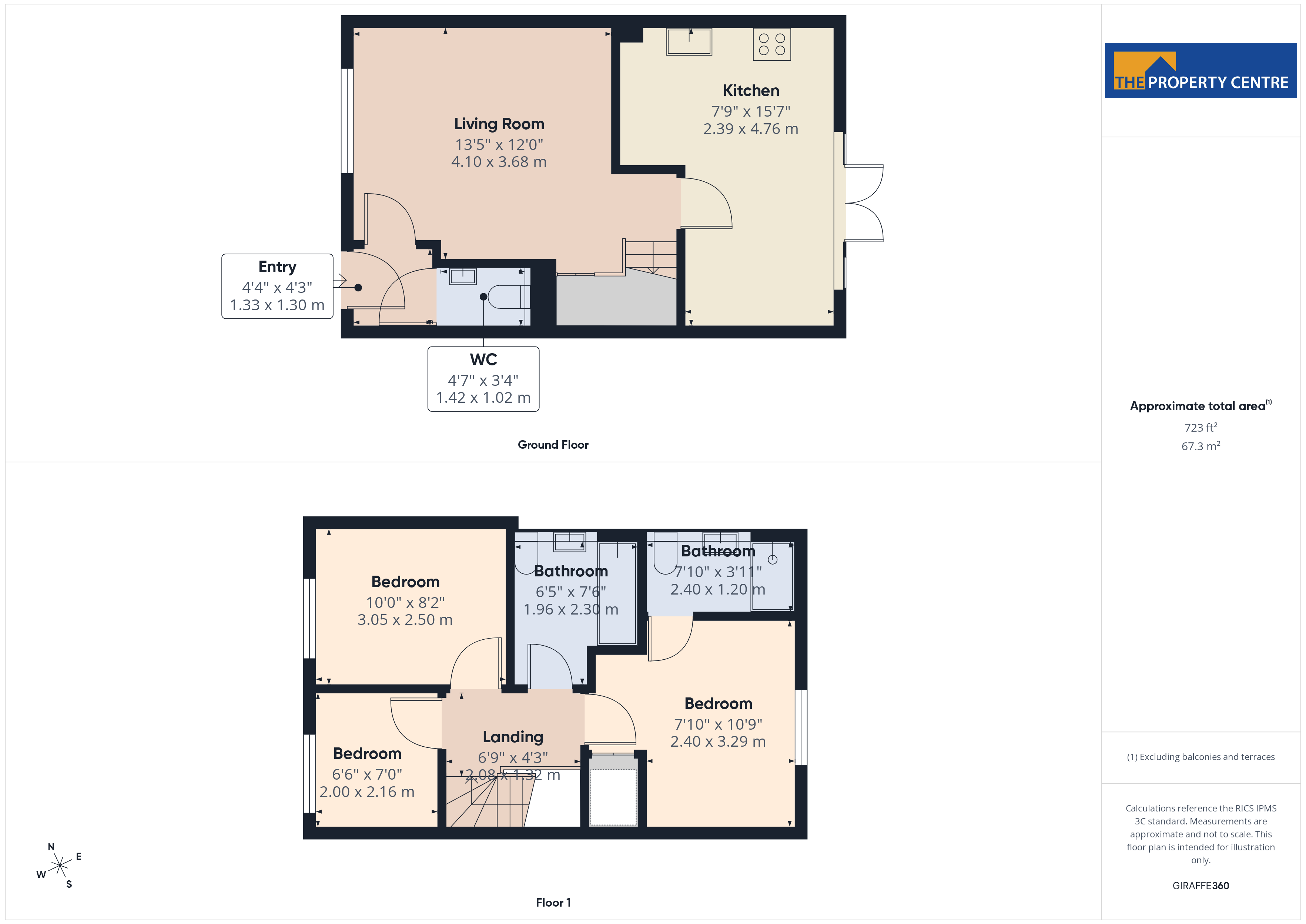 48, Twine Crescent, Worcestershire floorplan