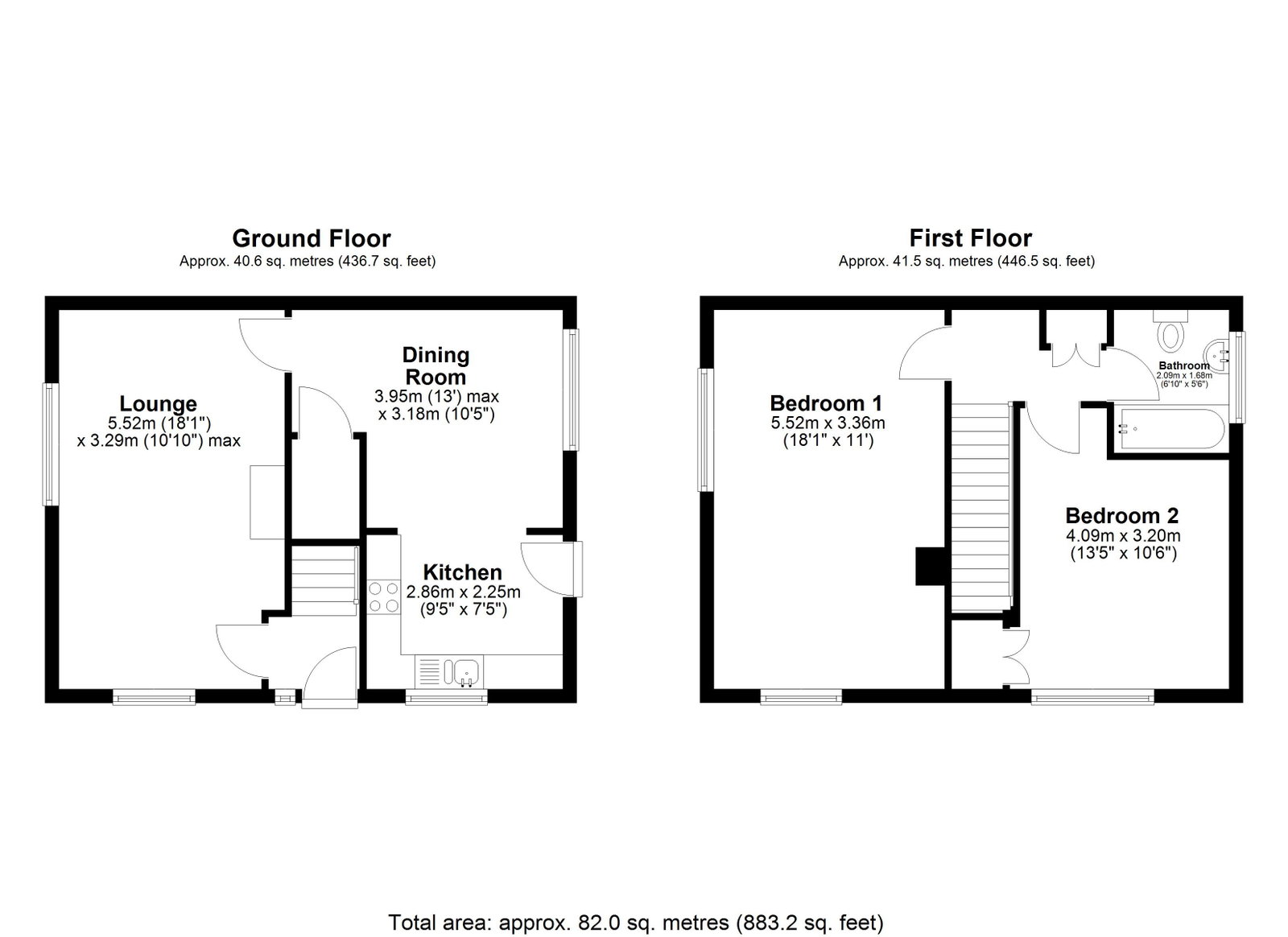 6, Leeson Crescent, Kettering floorplan