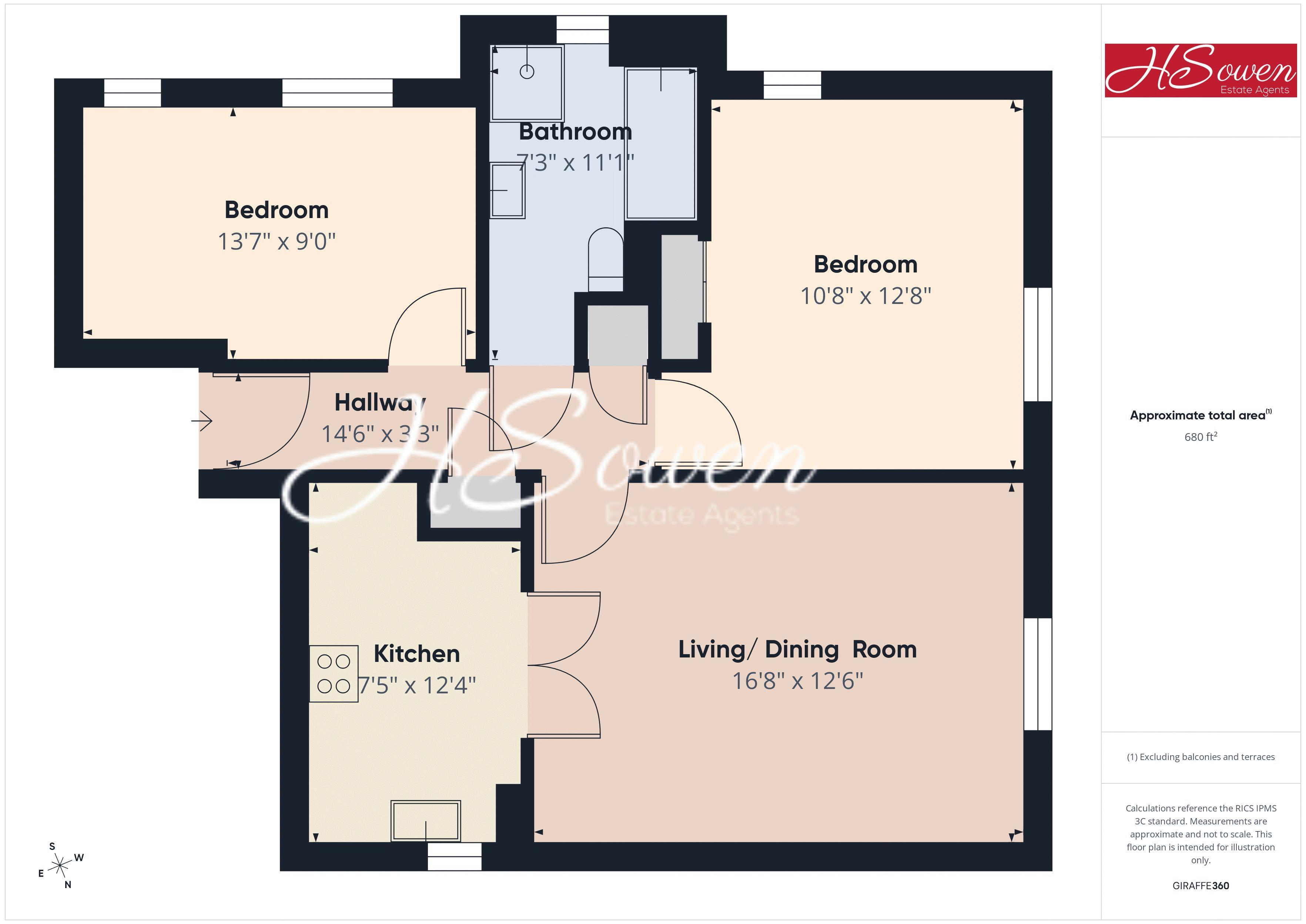 Flat 11 Meadfoot Grange, Meadfoot Road, Torquay floorplan