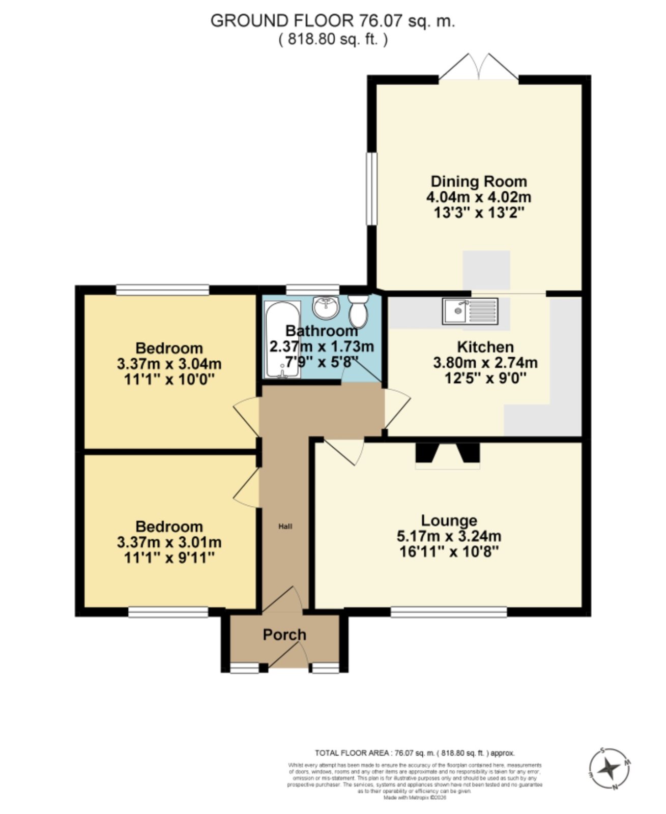 Little Acorns,, St. Vincent Road, Dover floorplan