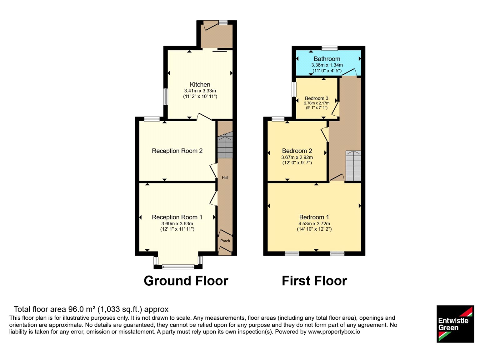 10, New Albert Terrace, Cheshire floorplan