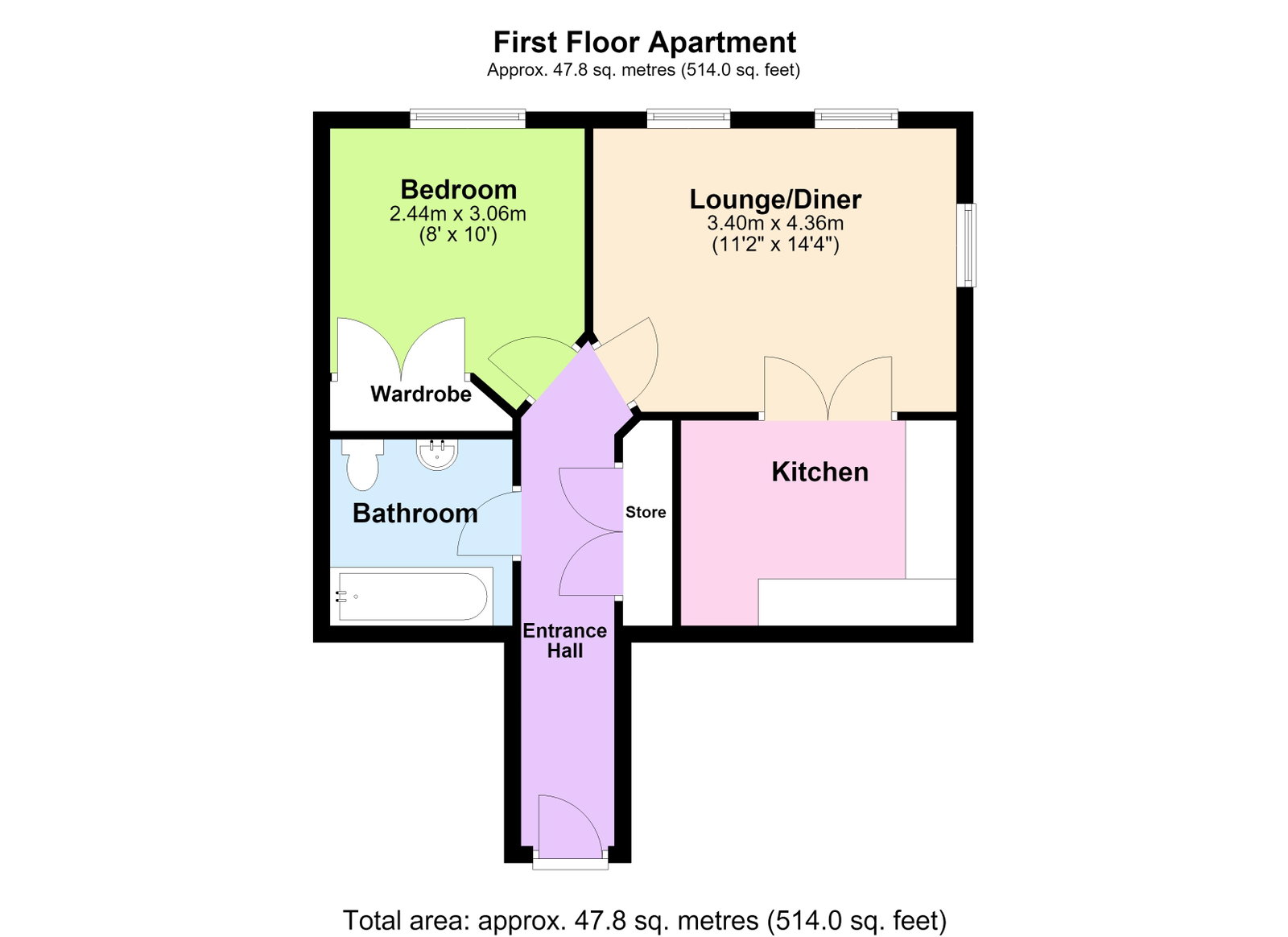 22, Cutlers Court, Nottingham floorplan