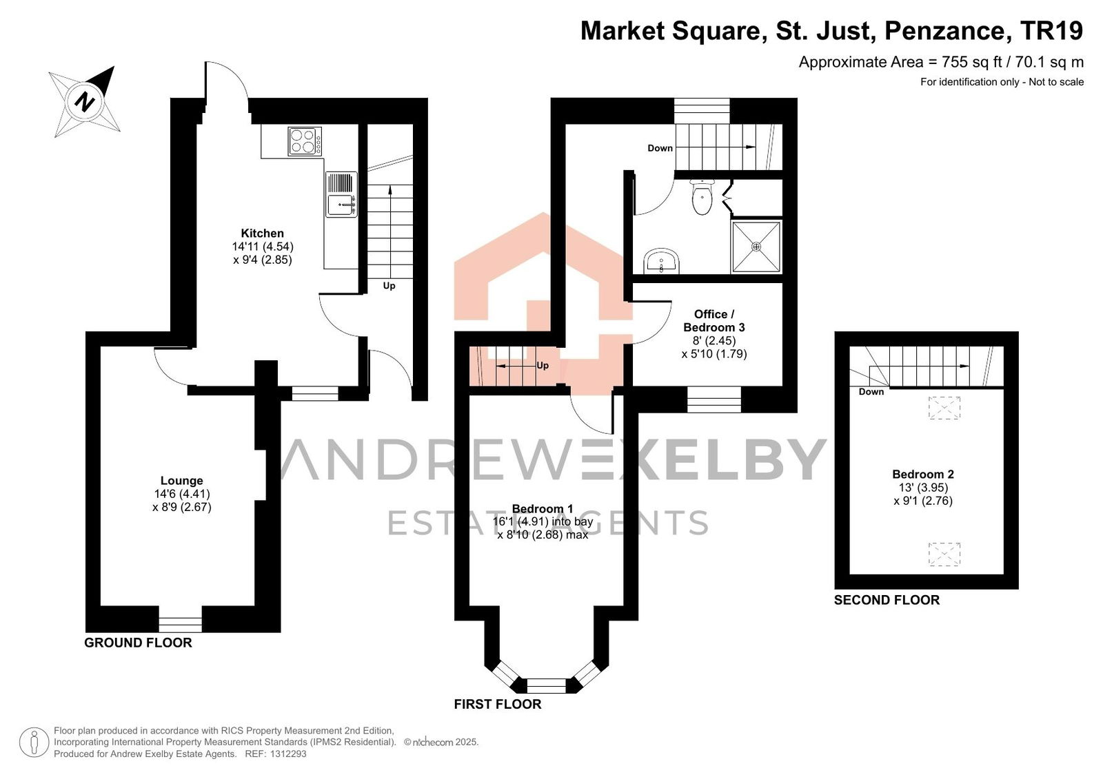 6a, Market Square, St Just floorplan