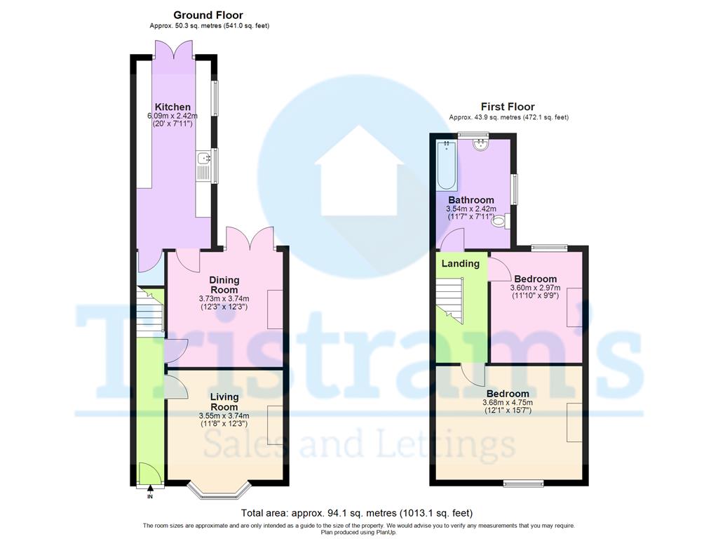 43, Brookhill Street, Nottingham floorplan
