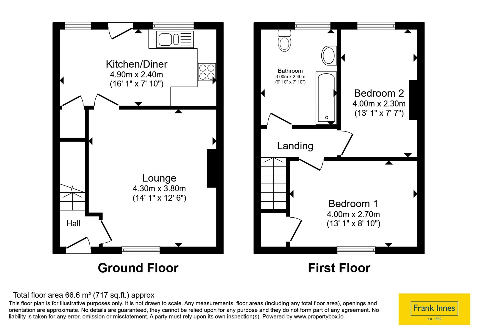 49, Broadleys, Chesterfield floorplan