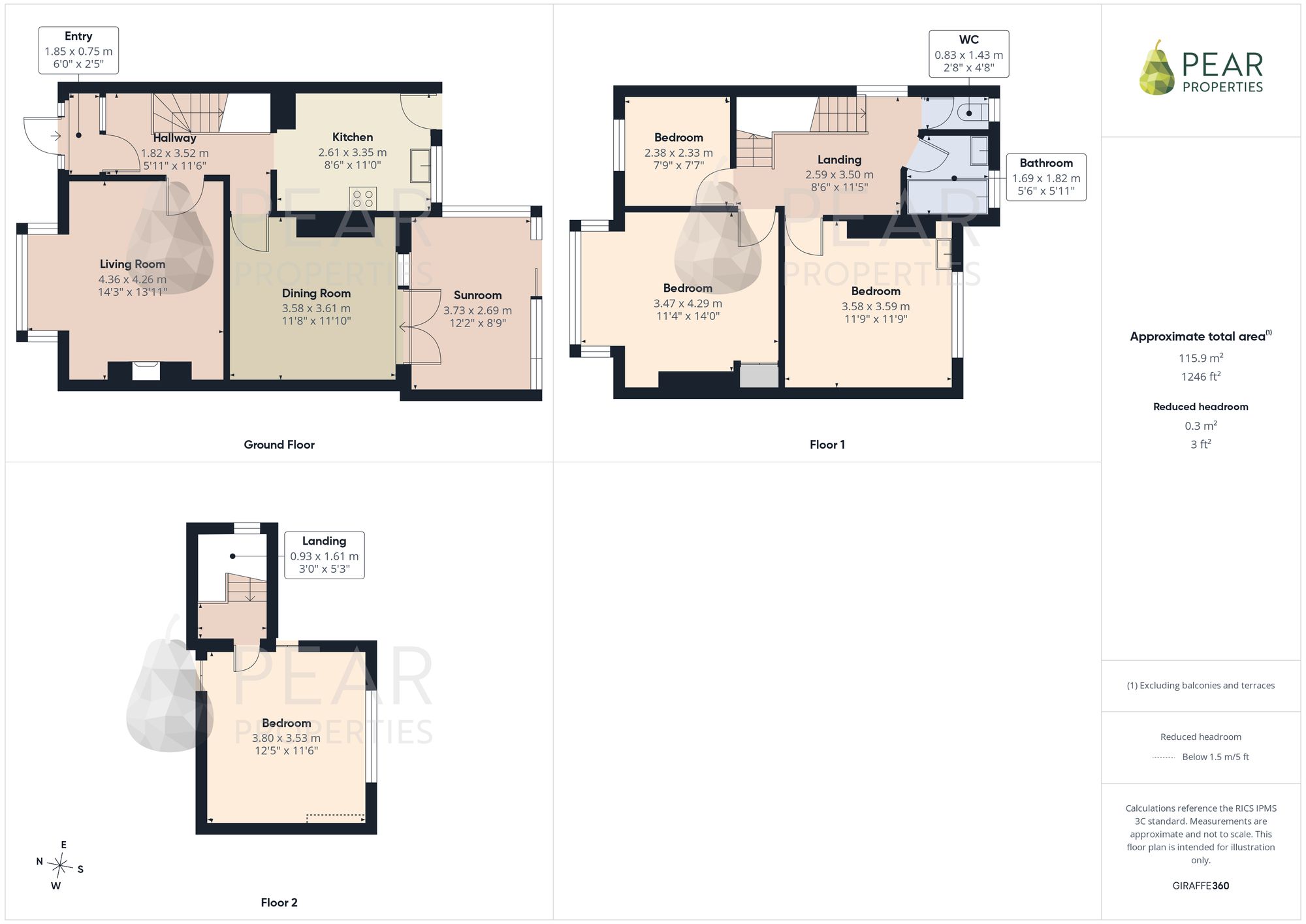 72 Lyndhurst Road, Worthing floorplan