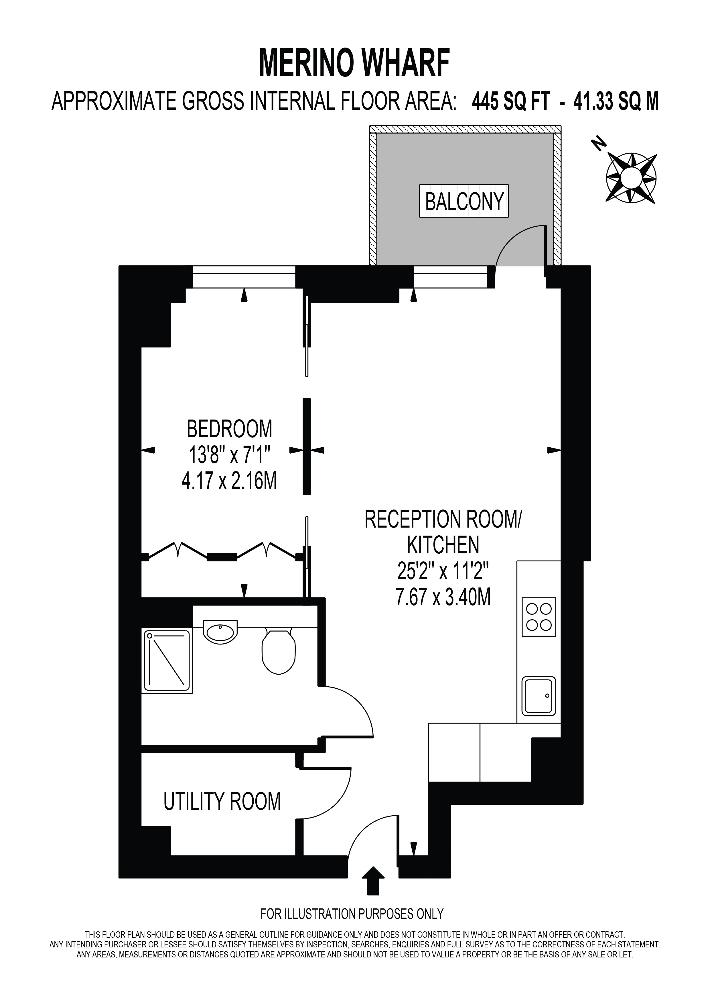 Merino Gardens, London floorplan