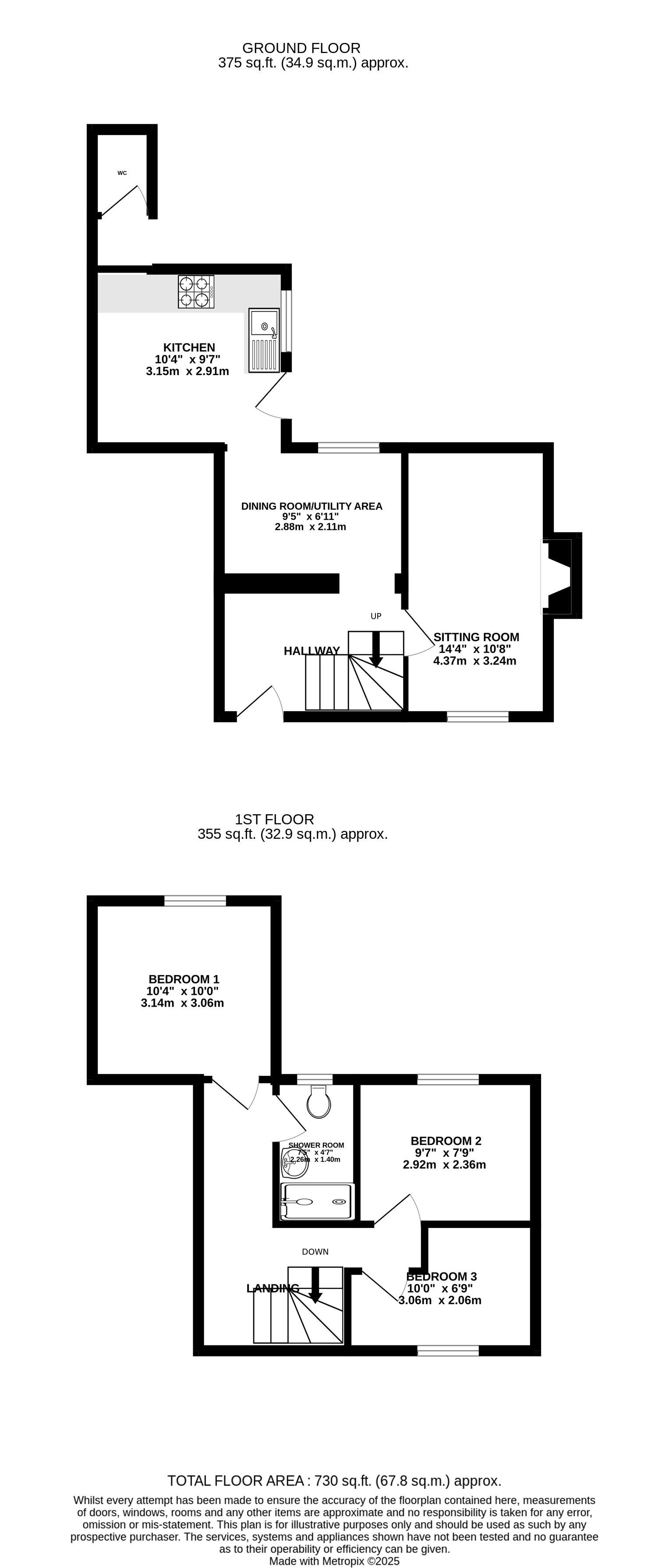 37, Gestridge Road, Newton Abbot floorplan