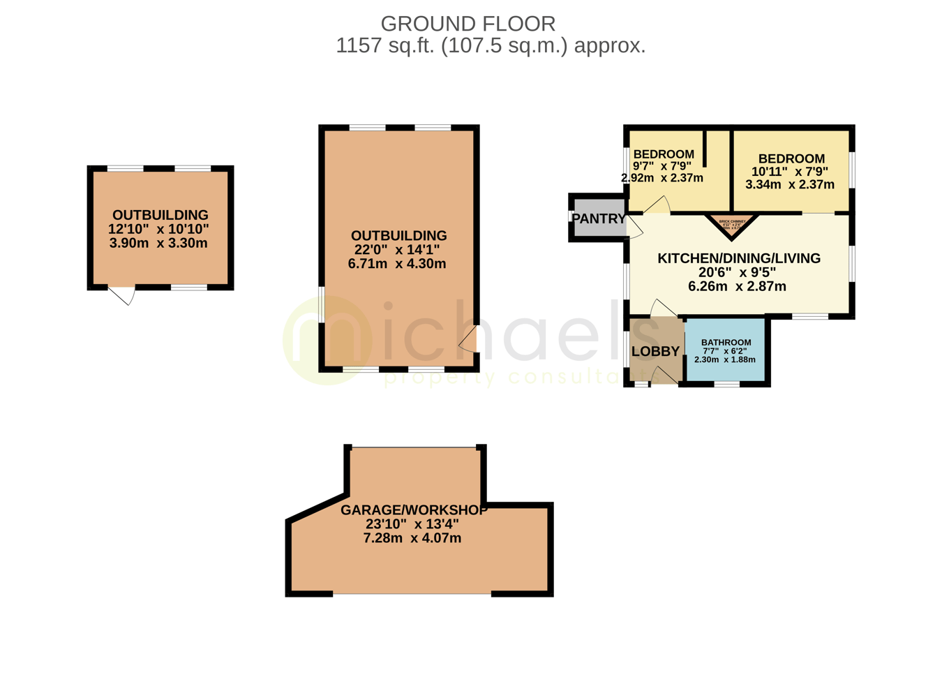 Firtree Cottage, Carringtons Road, Colchester floorplan