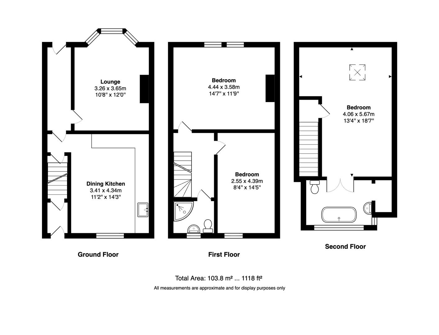 67, Main Street, Leeds floorplan