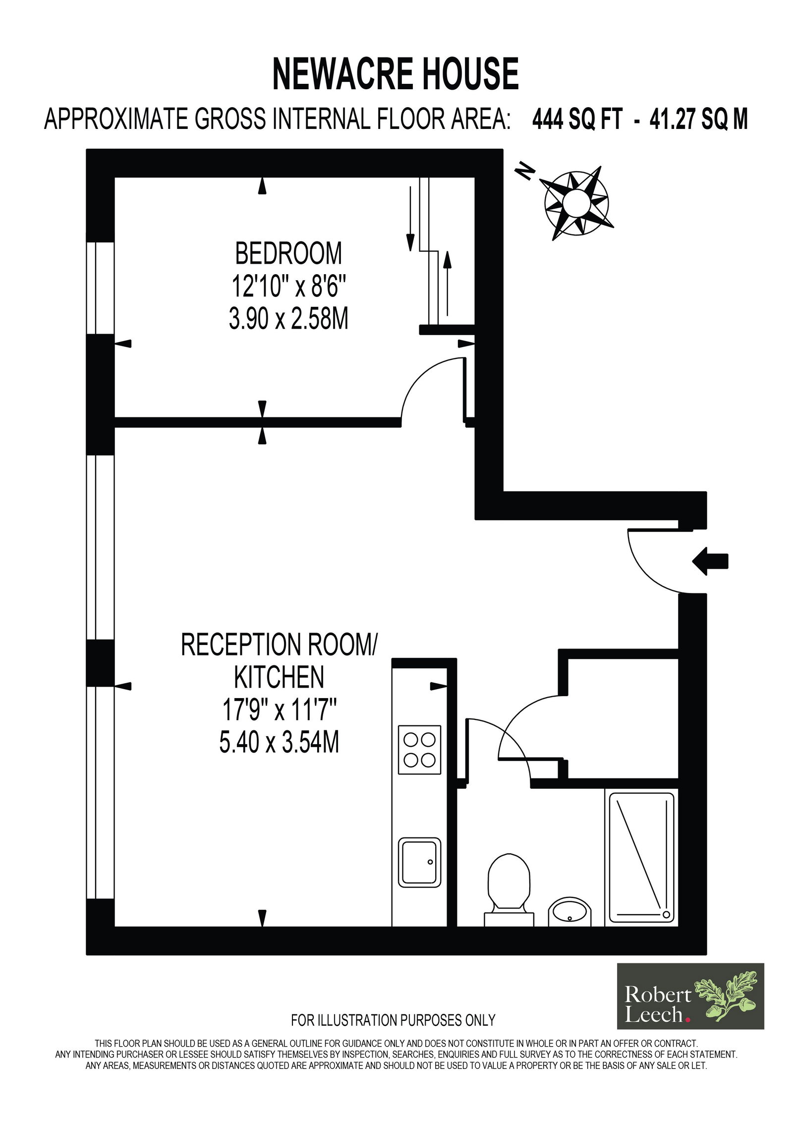 Flat 91 Newacre House, Wood Street, East Grinstead floorplan