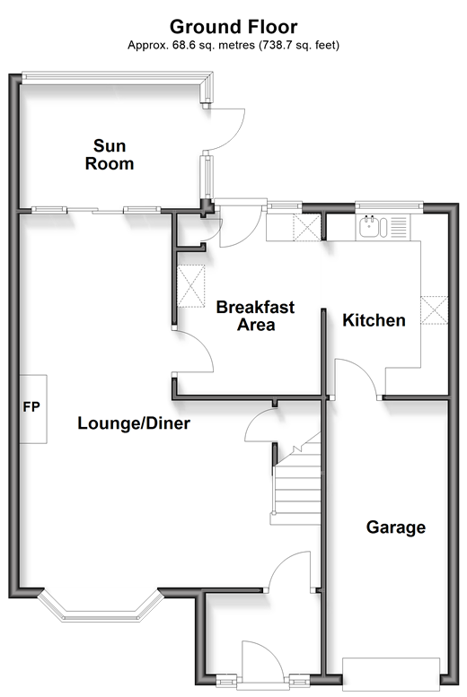 Courtfield Avenue Lords Wood, Chatham floorplan