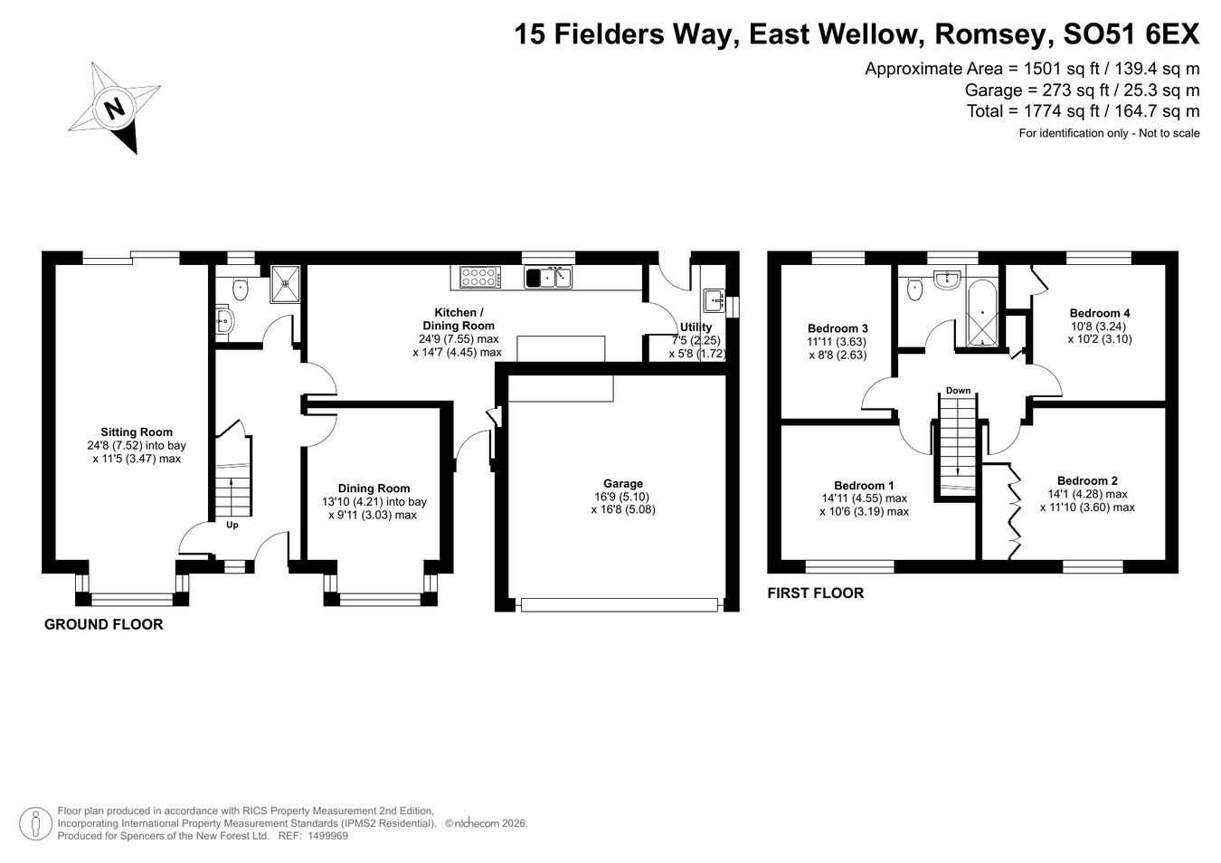 15, Fielders Way, Romsey floorplan