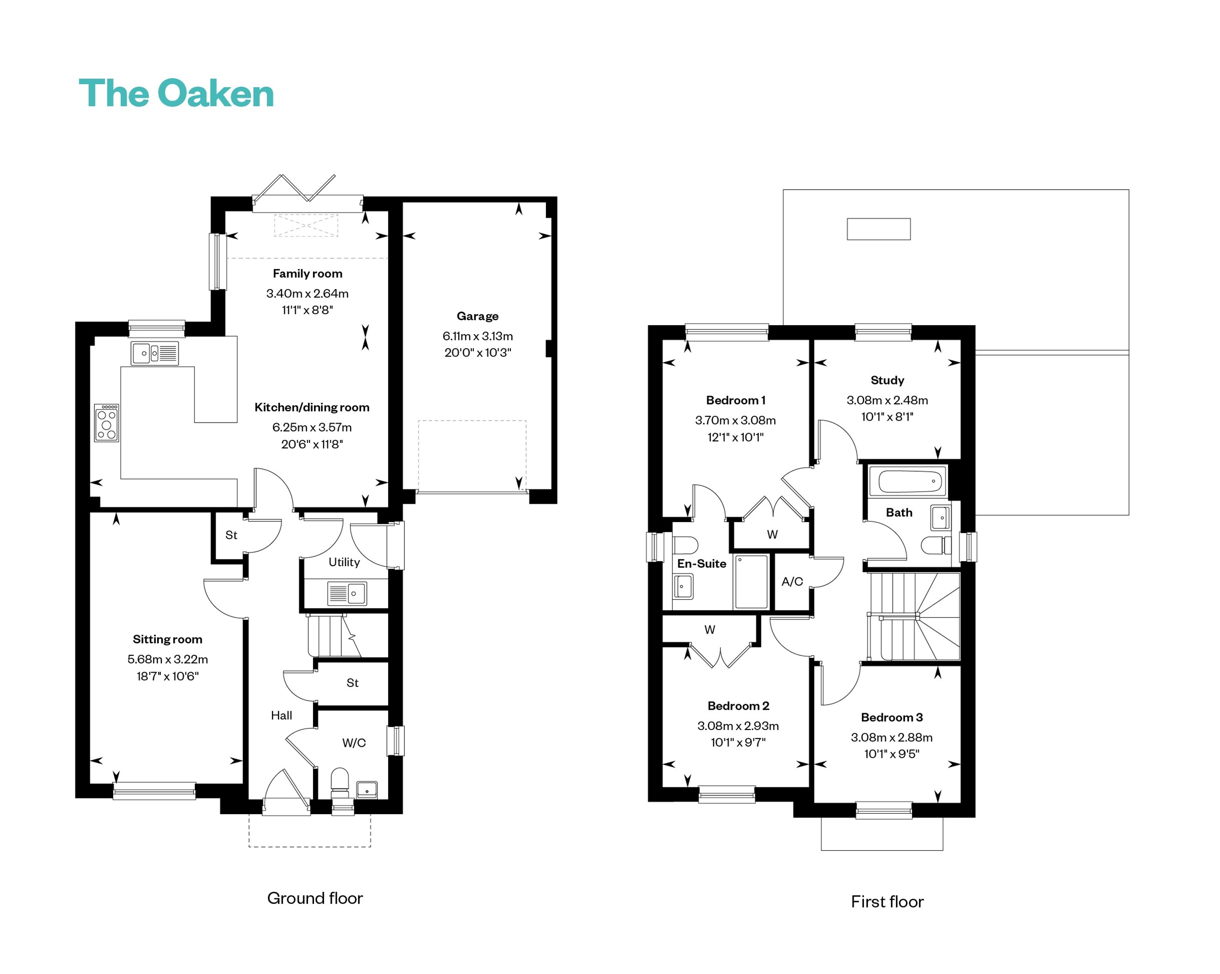 Plot 25, The Oaken, Kimblewick Road, Aylesbury floorplan