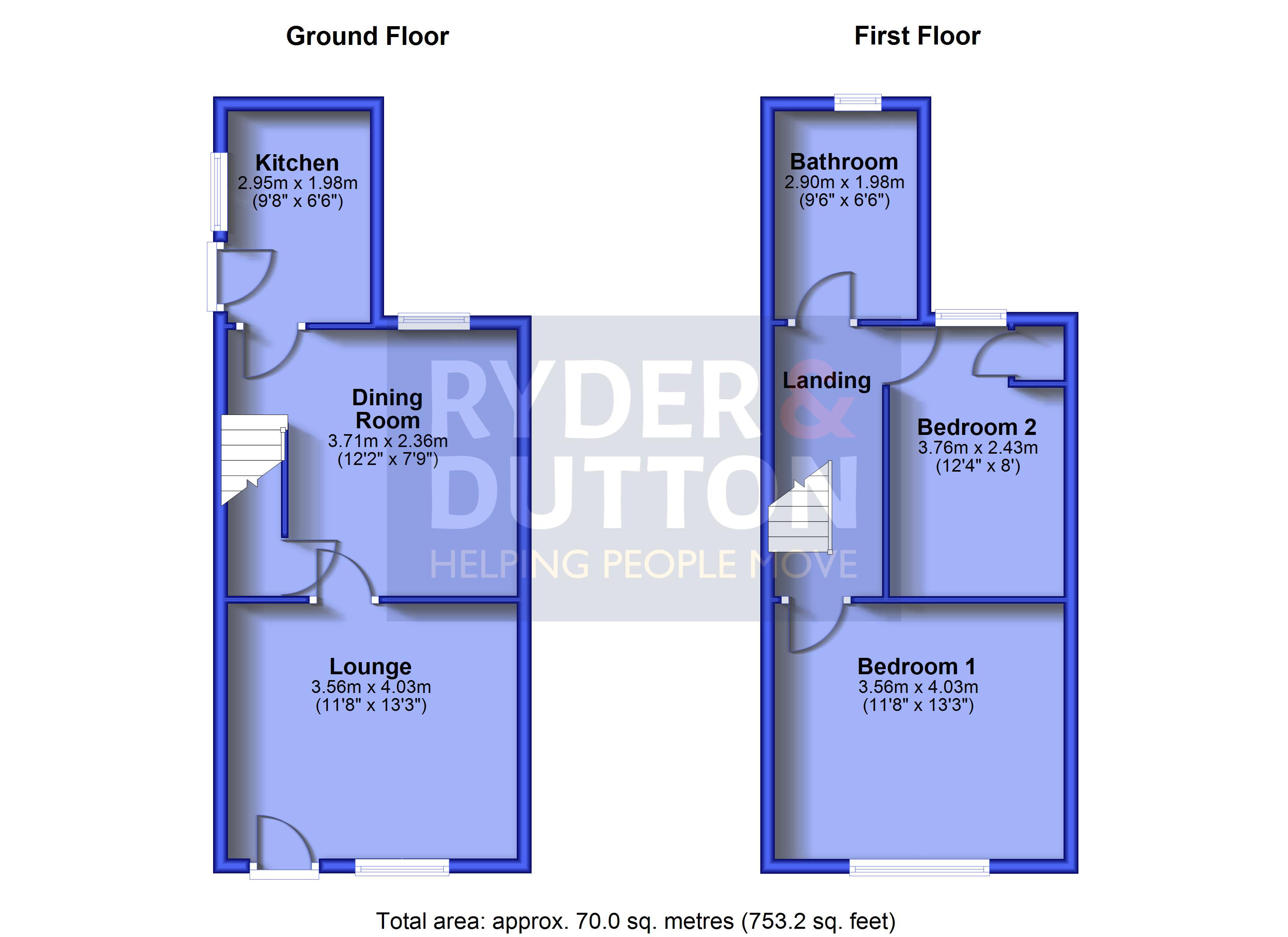 76, Victoria Street, Derbyshire floorplan