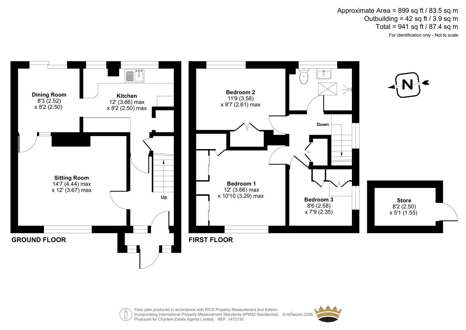 60, Longfield Road, Hampshire floorplan