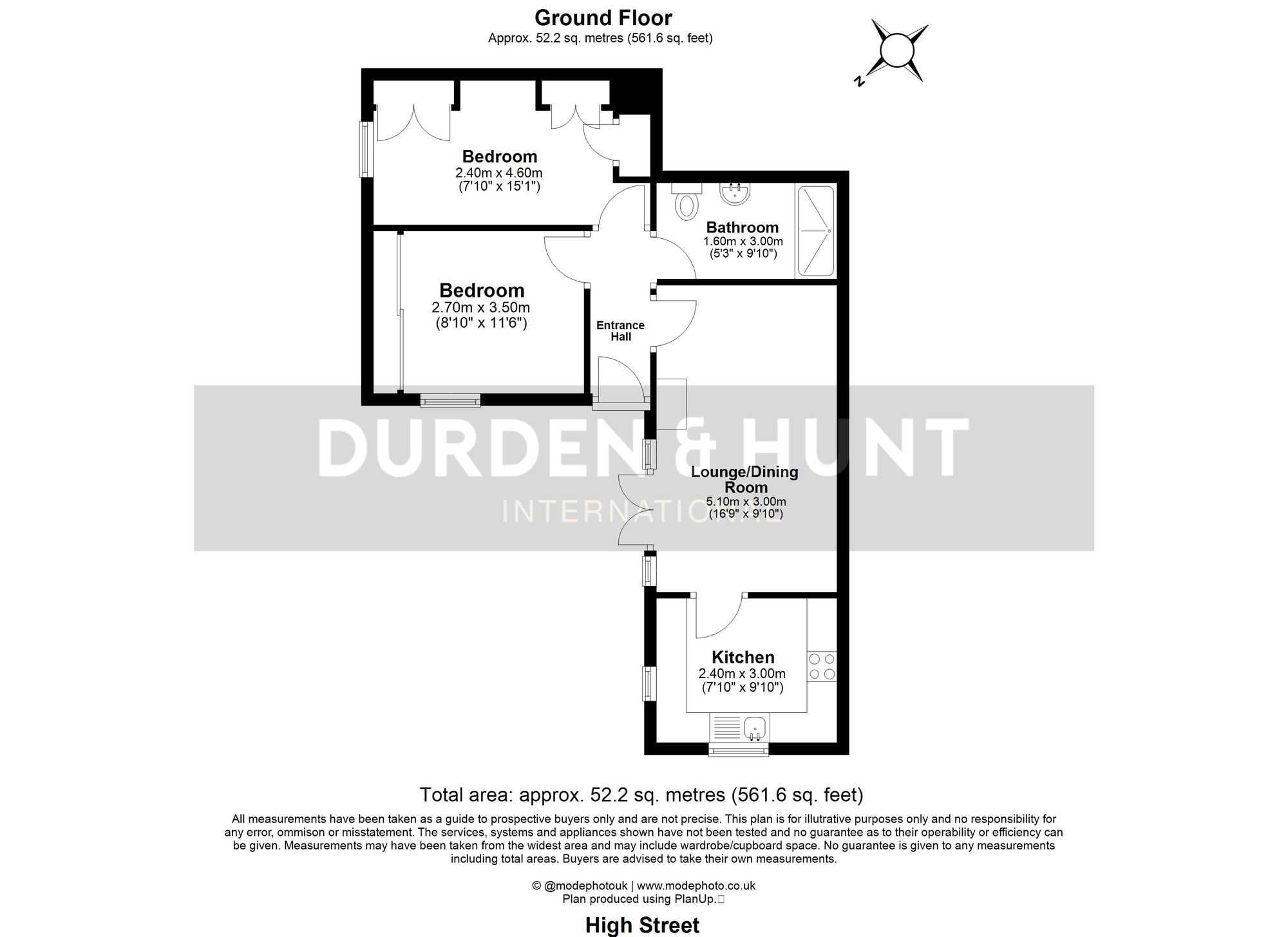53b High Street, Ongar floorplan
