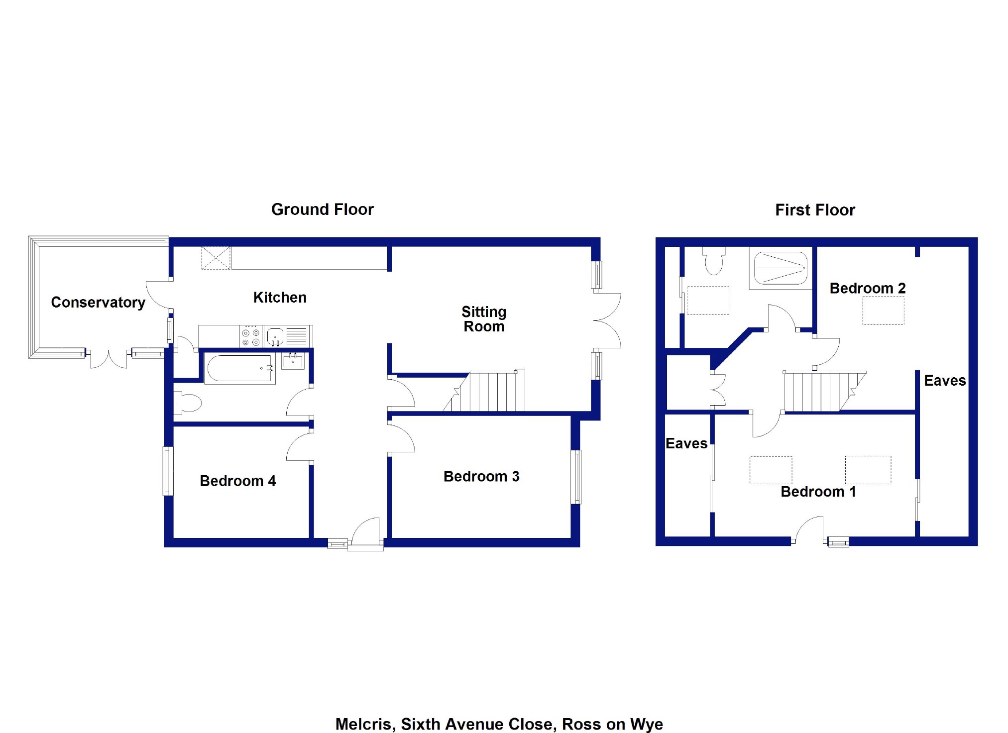 4 Bedrooms Bungalow for sale in Sixth Avenue Close, Greytree, Ross-On-Wye HR9
