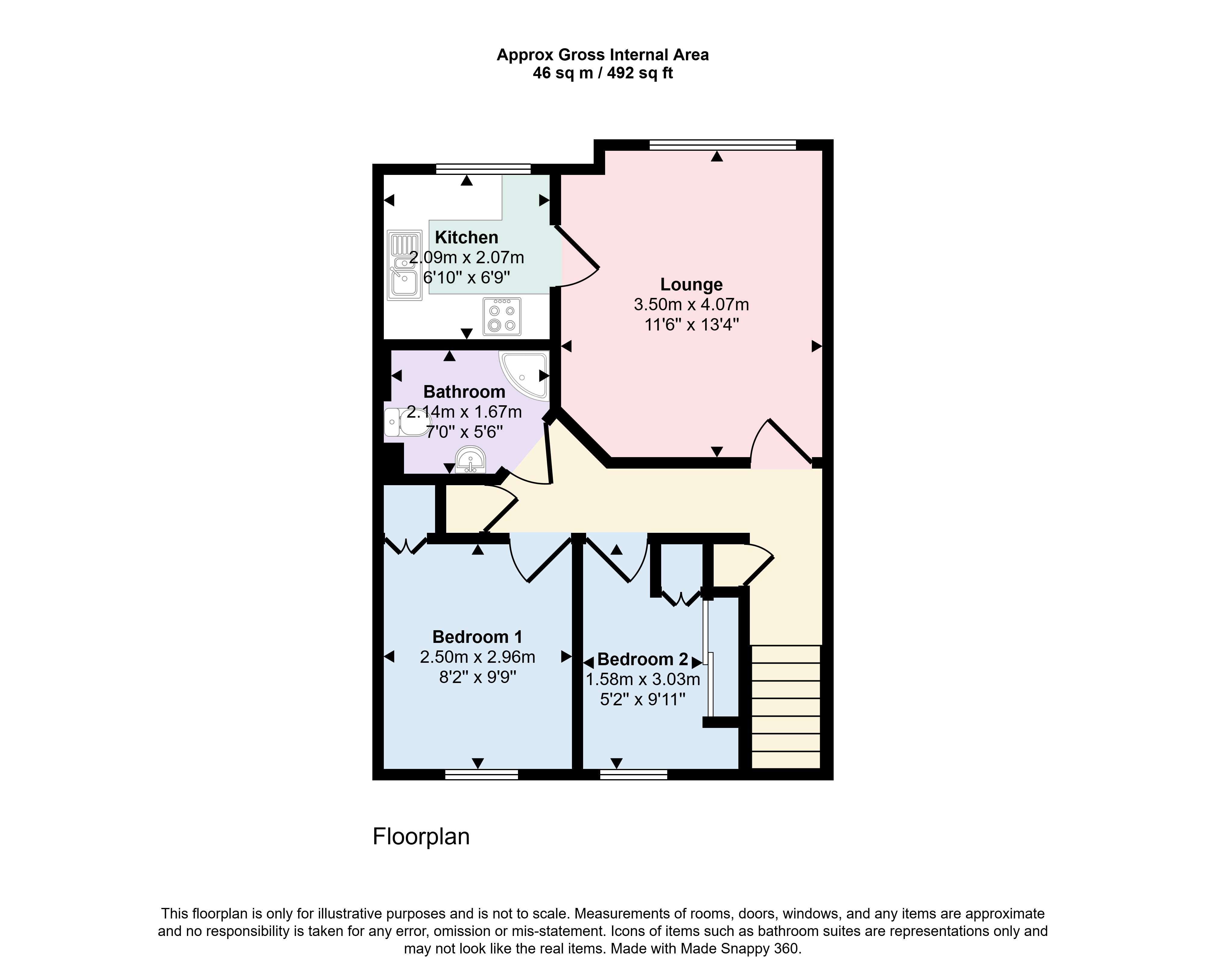 19 Willow Park,, Park Road, Poole floorplan