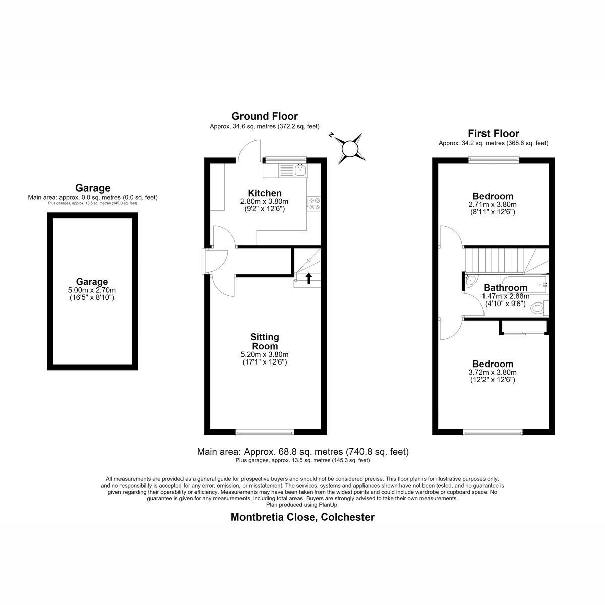 22, Montbretia Close, Colchester floorplan