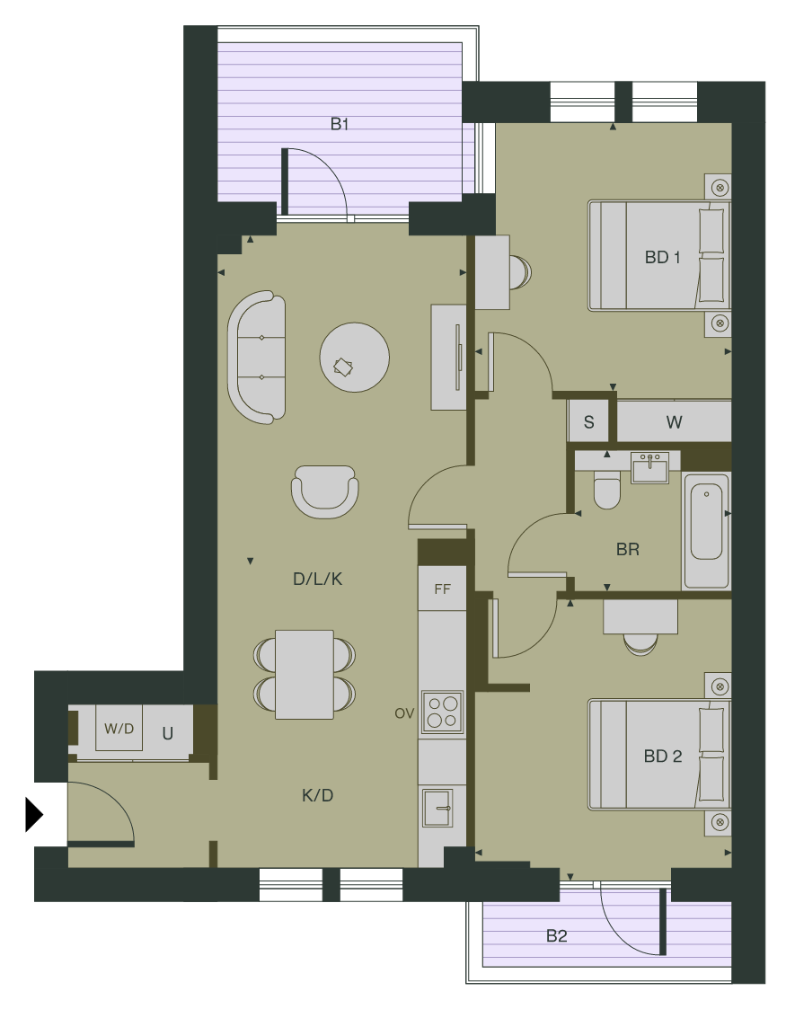 Southmere, Thamesmead, Bexley floorplan