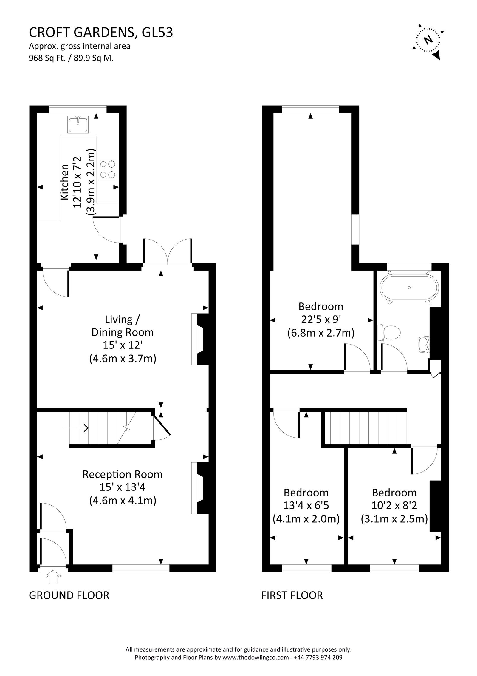 26, Croft Gardens, Cheltenham floorplan