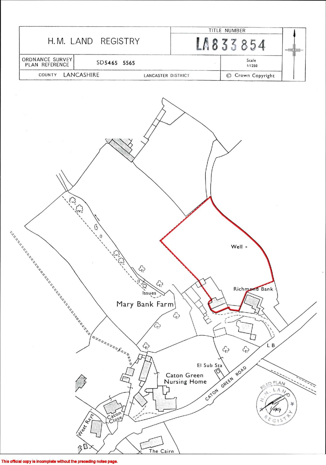 Marybank Farm, Caton Green Road, Lancaster floorplan