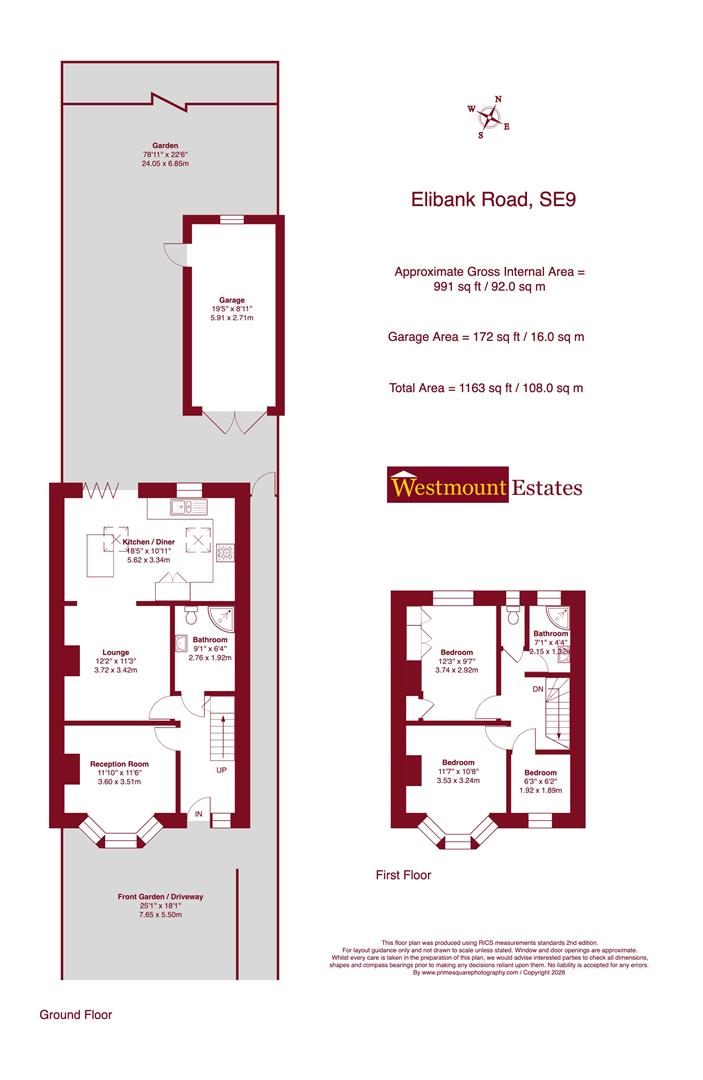 87, Elibank Road, London floorplan