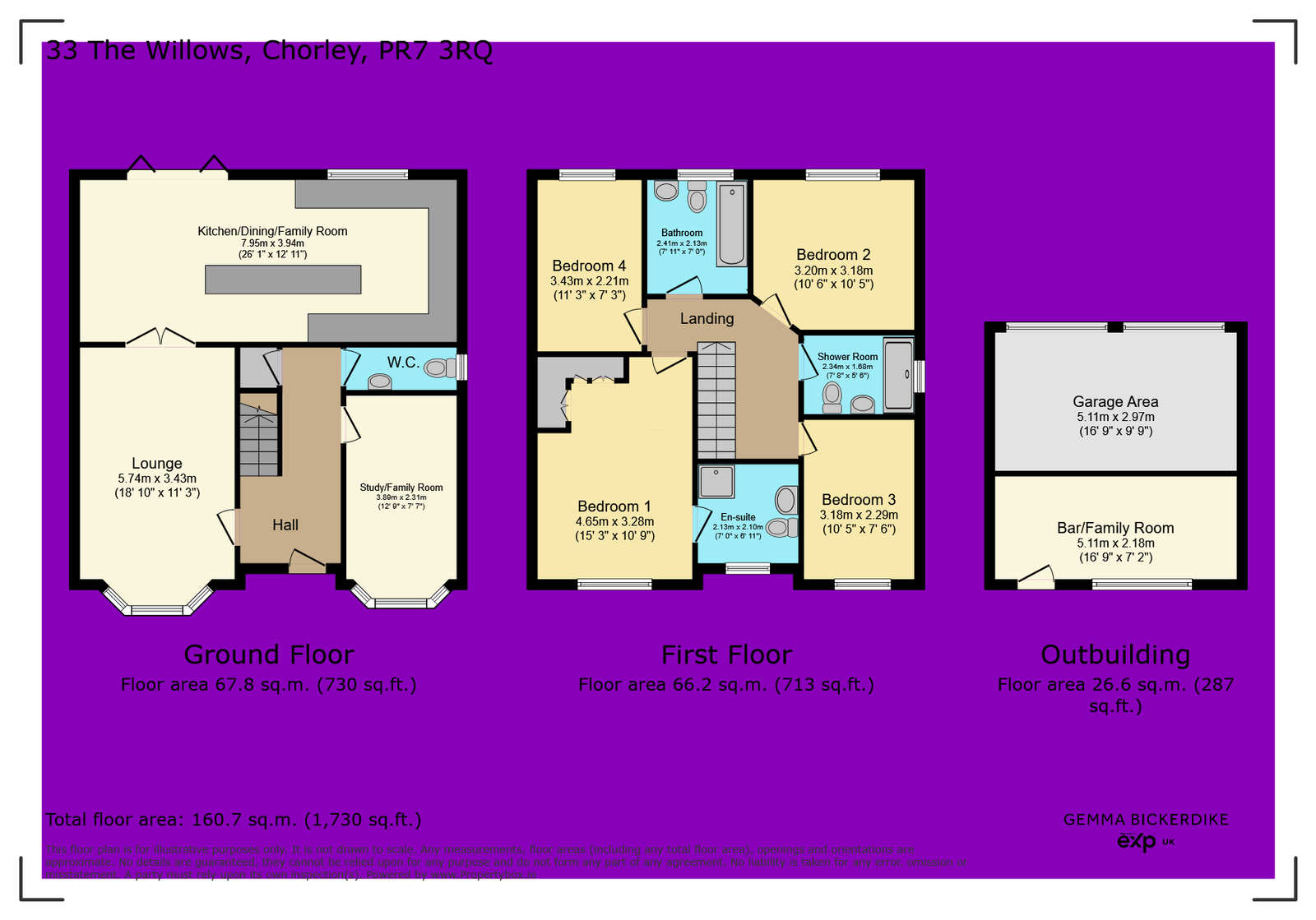 33, The Willows, Chorley floorplan