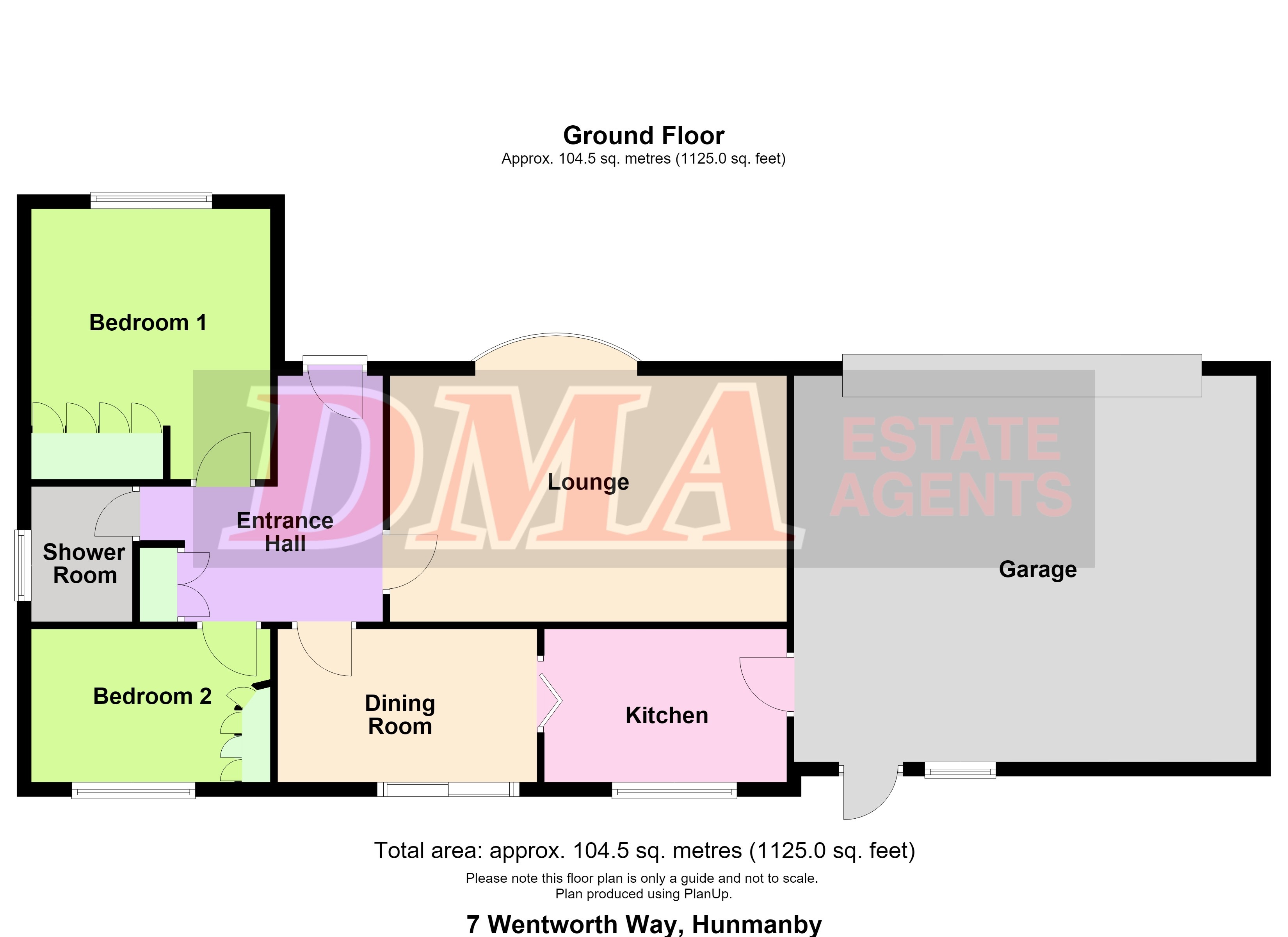 7, Wentworth Way, Hunmanby floorplan